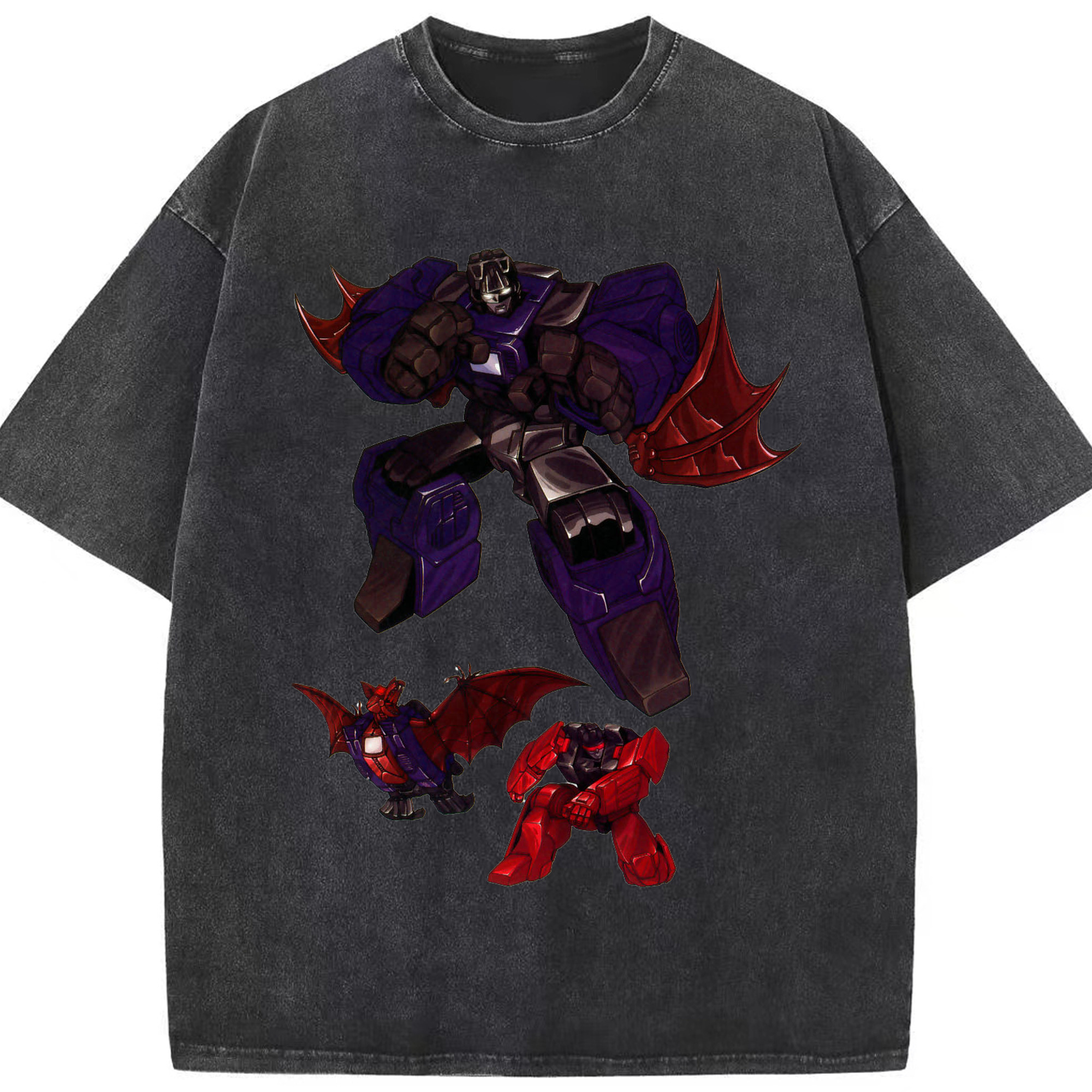 （画像用）  綿100% ヴィンテージ風 半袖Tシャツ（フロントプリント）