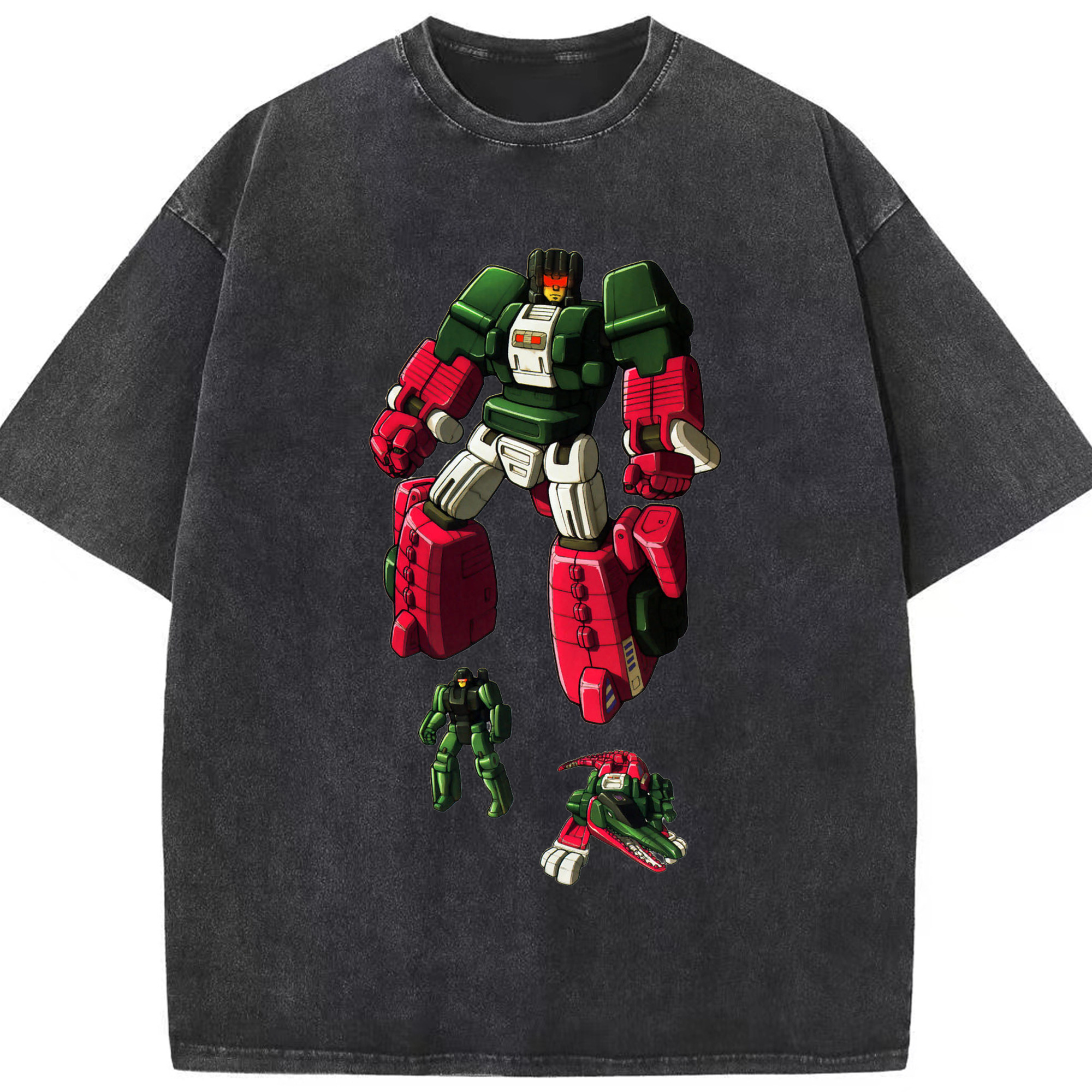 （画像用）  綿100% ヴィンテージ風 半袖Tシャツ（フロントプリント）