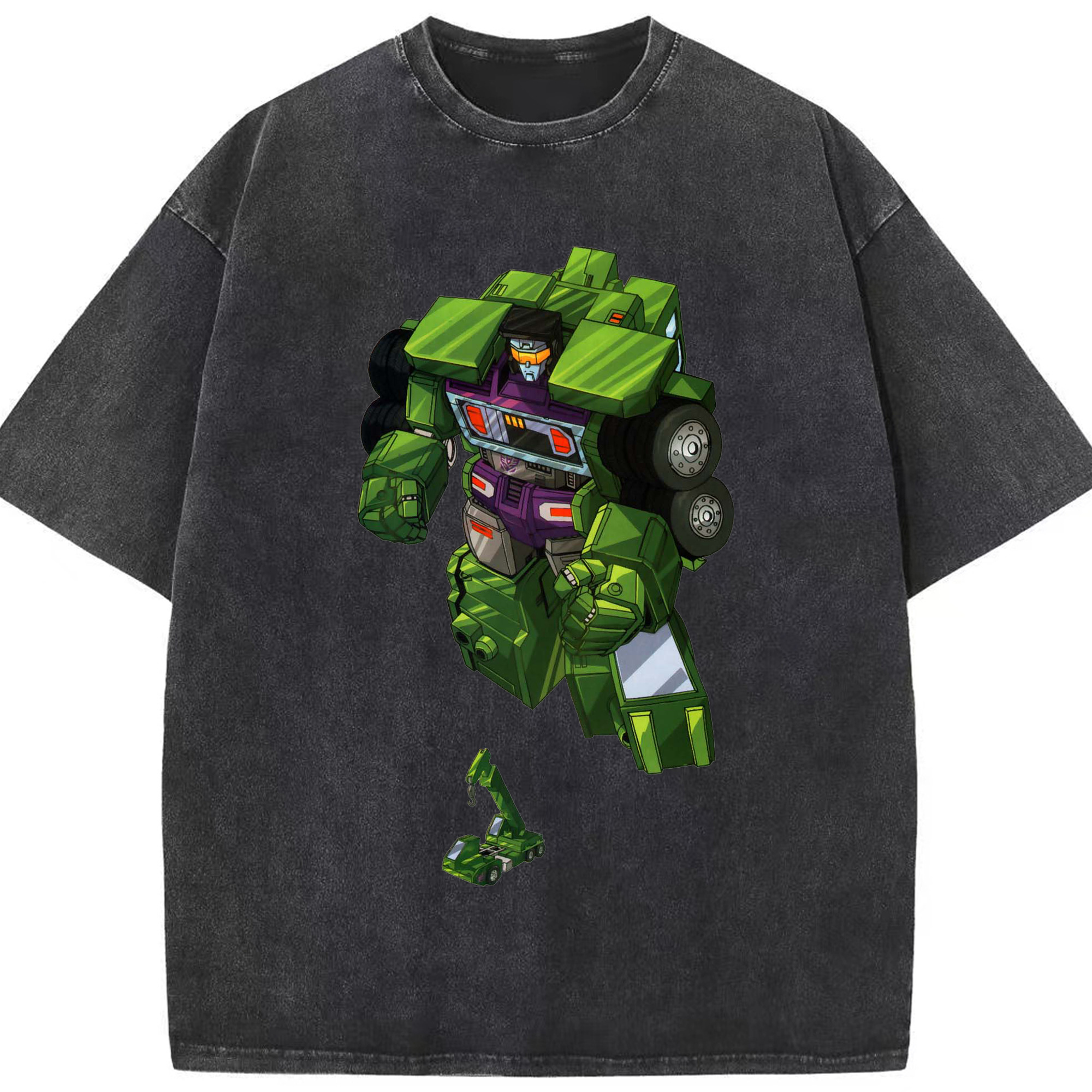 （画像用）  綿100% ヴィンテージ風 半袖Tシャツ（フロントプリント）