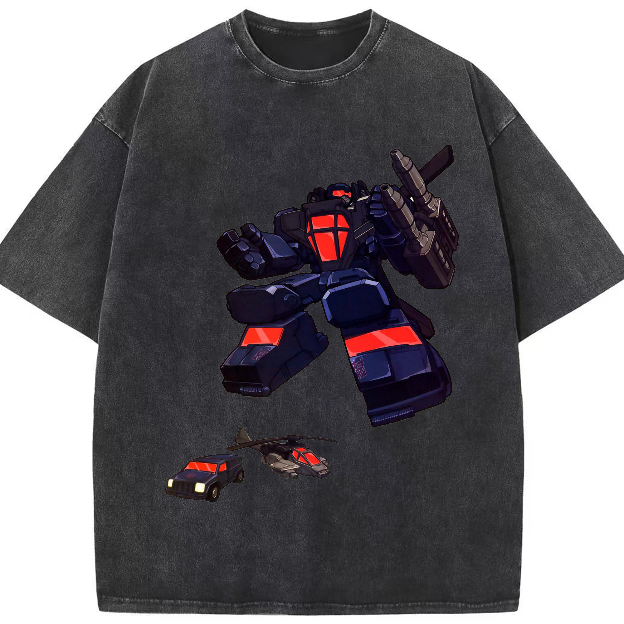 （画像用）  綿100% ヴィンテージ風 半袖Tシャツ（フロントプリント）