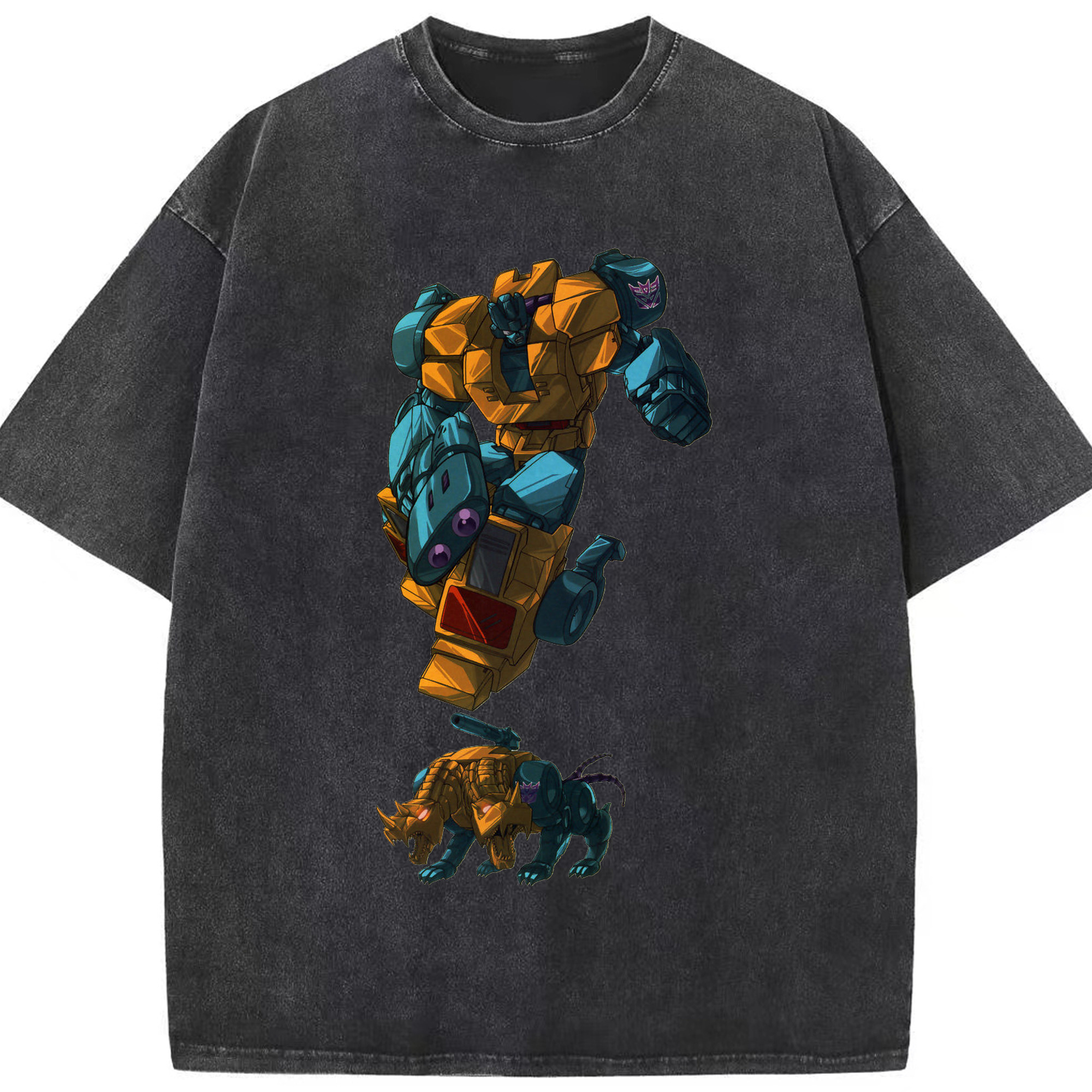 （画像用）  綿100% ヴィンテージ風 半袖Tシャツ（フロントプリント）