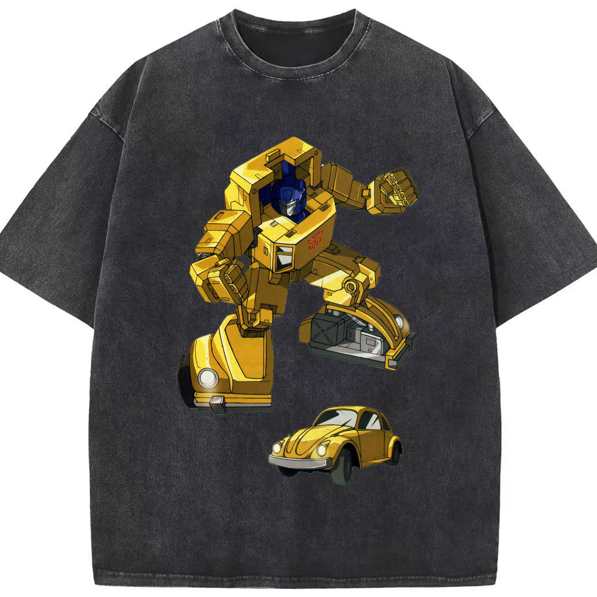 （画像用）  綿100% ヴィンテージ風 半袖Tシャツ（フロントプリント）