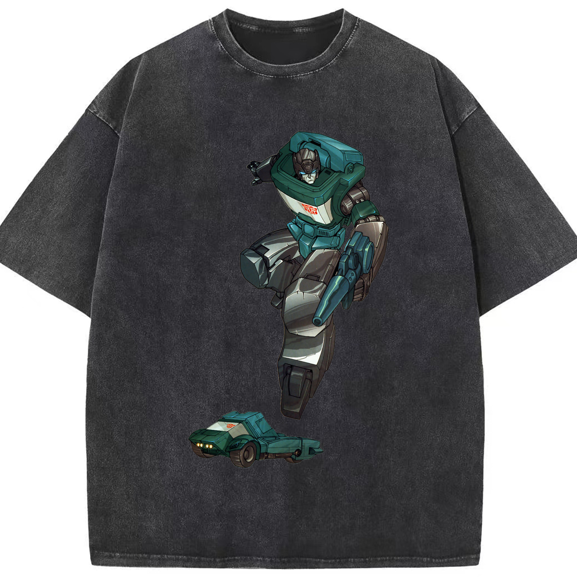 （画像用）  綿100% ヴィンテージ風 半袖Tシャツ（フロントプリント）