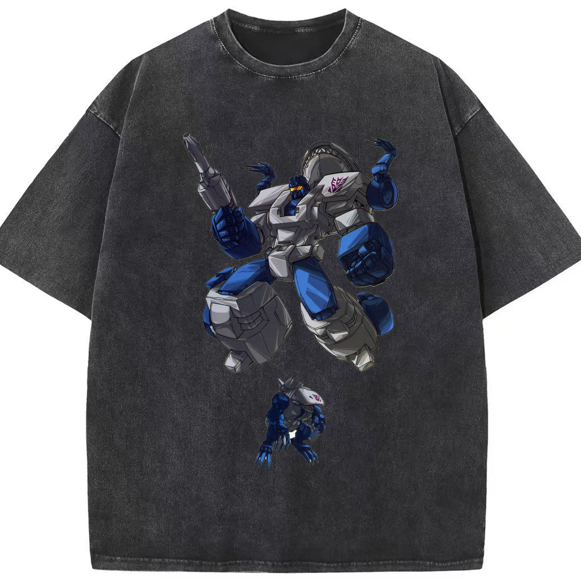 （画像用）  綿100% ヴィンテージ風 半袖Tシャツ（フロントプリント）