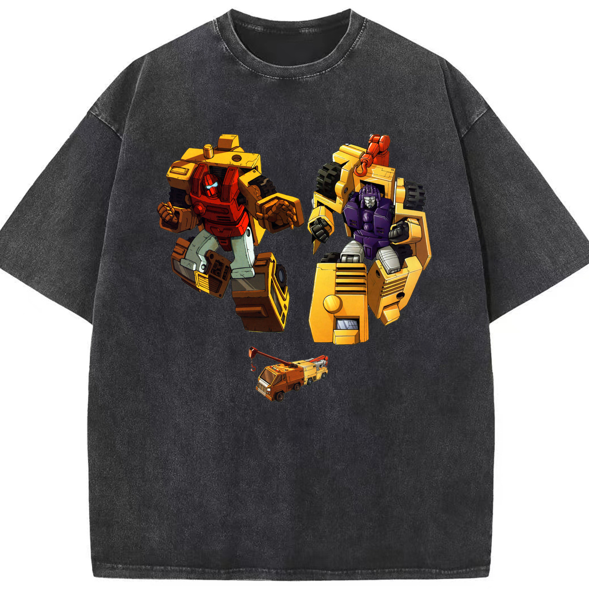 （画像用）  綿100% ヴィンテージ風 半袖Tシャツ（フロントプリント）
