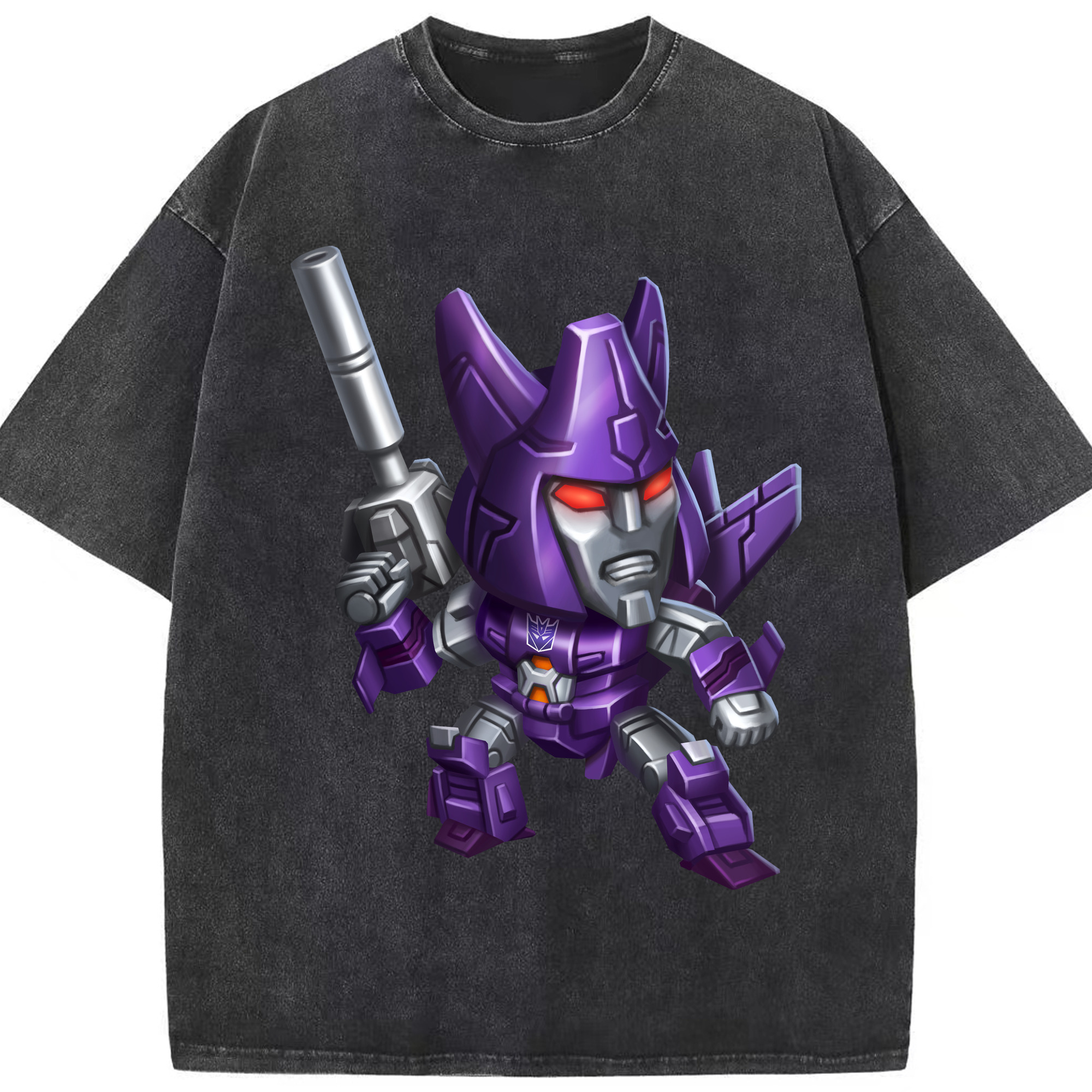 （画像用）  綿100% ヴィンテージ風 半袖Tシャツ（フロントプリント）