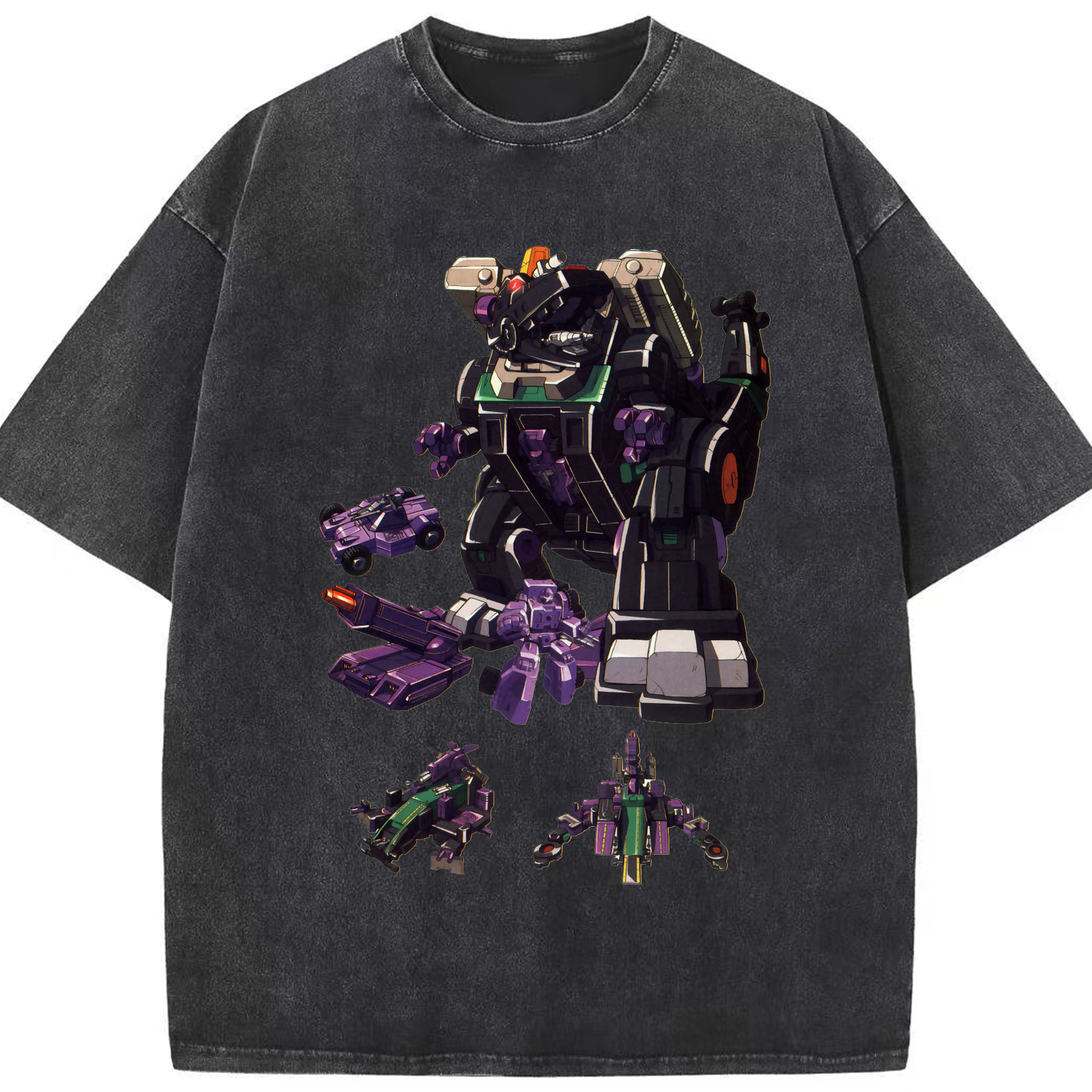 （画像用）  綿100% ヴィンテージ風 半袖Tシャツ（フロントプリント）