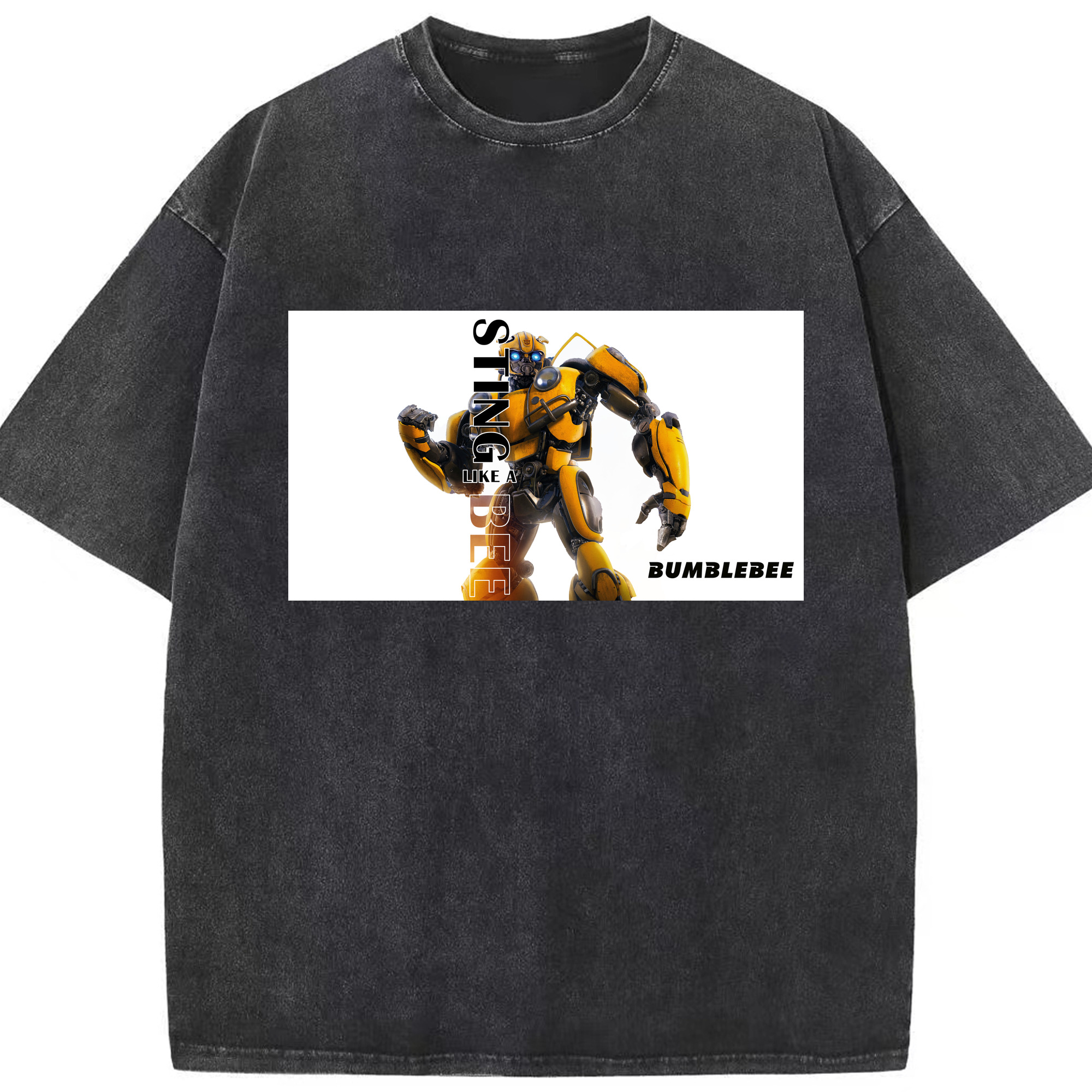 （画像用）  綿100% ヴィンテージ風 半袖Tシャツ（フロントプリント）