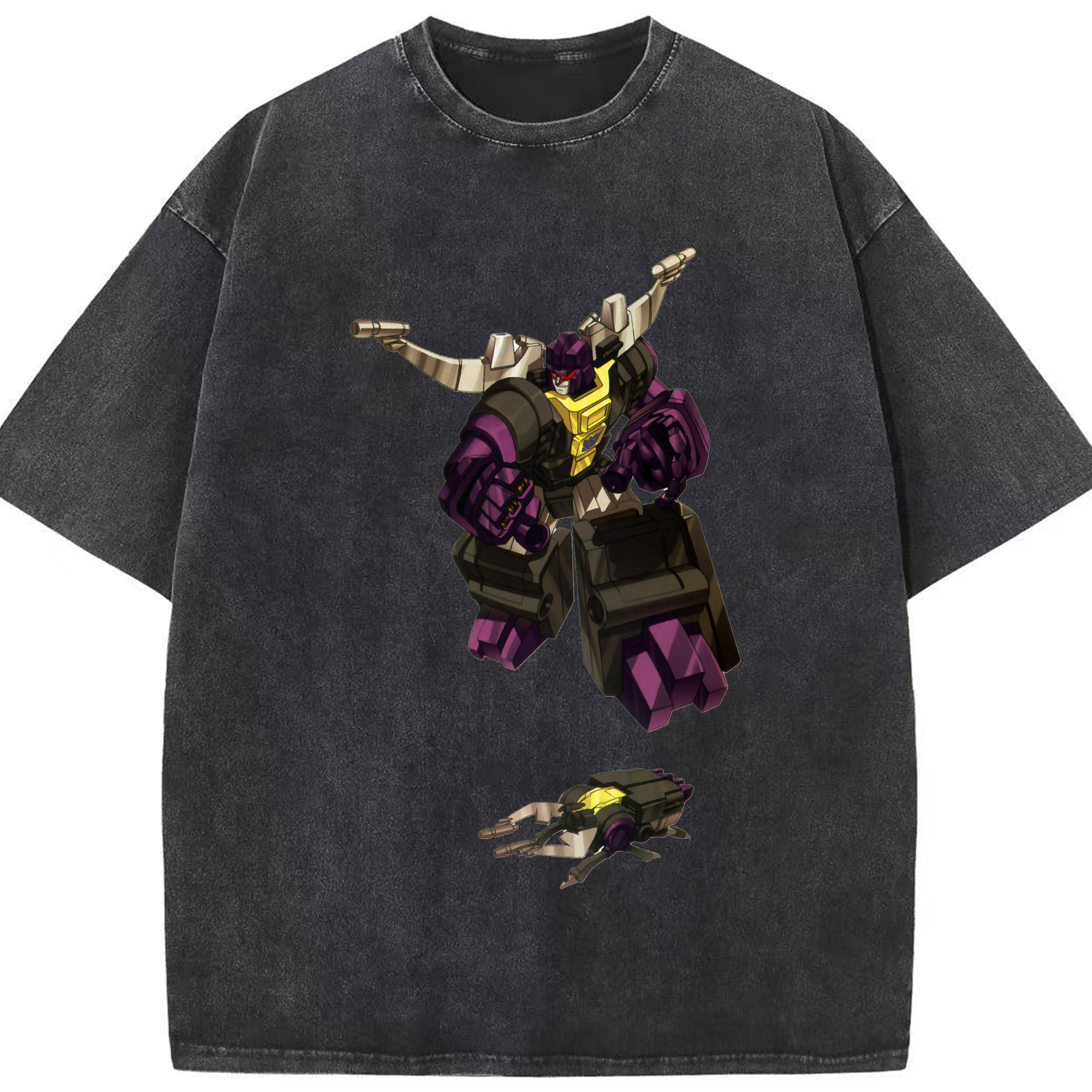 （画像用）  綿100% ヴィンテージ風 半袖Tシャツ（フロントプリント）