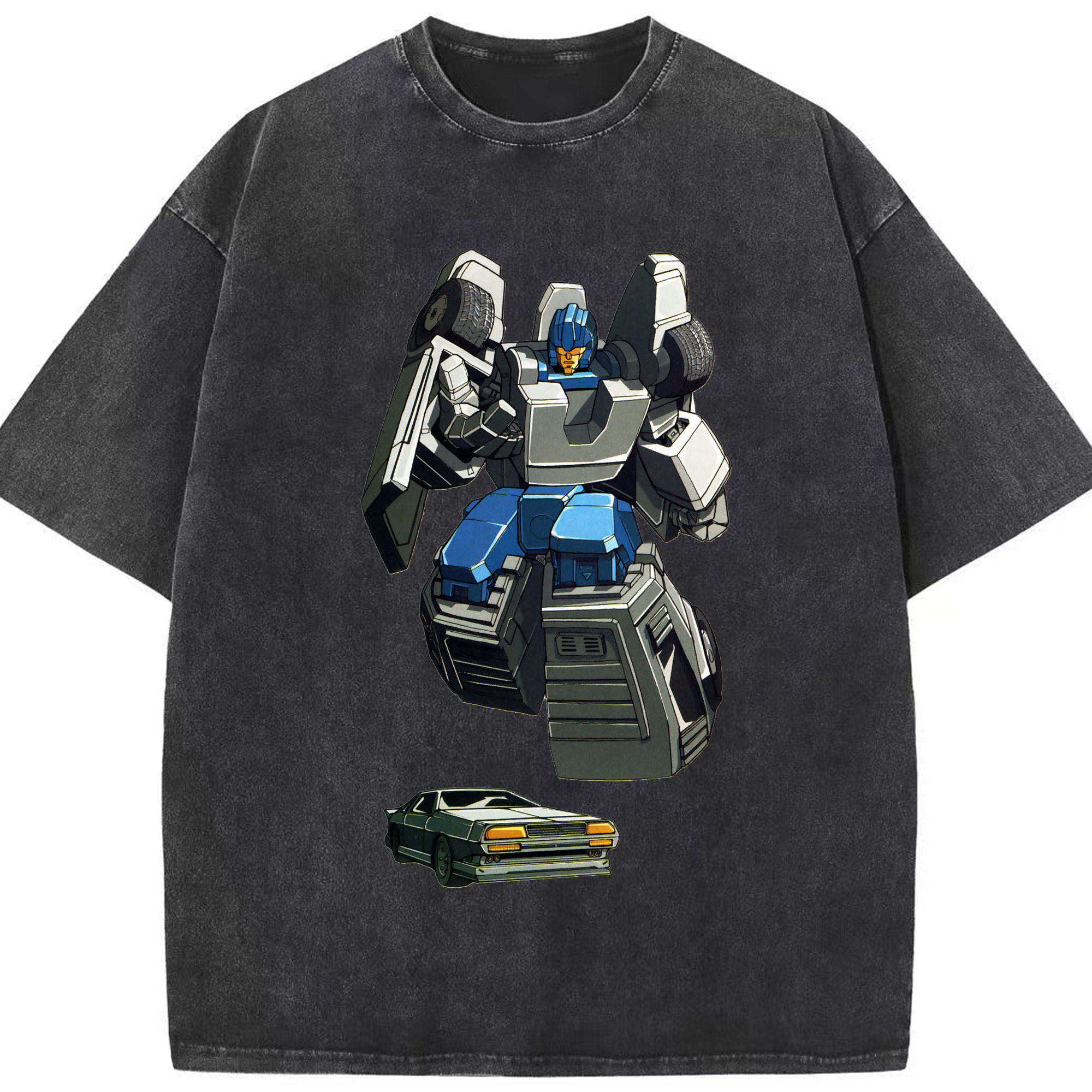 （画像用）  綿100% ヴィンテージ風 半袖Tシャツ（フロントプリント）