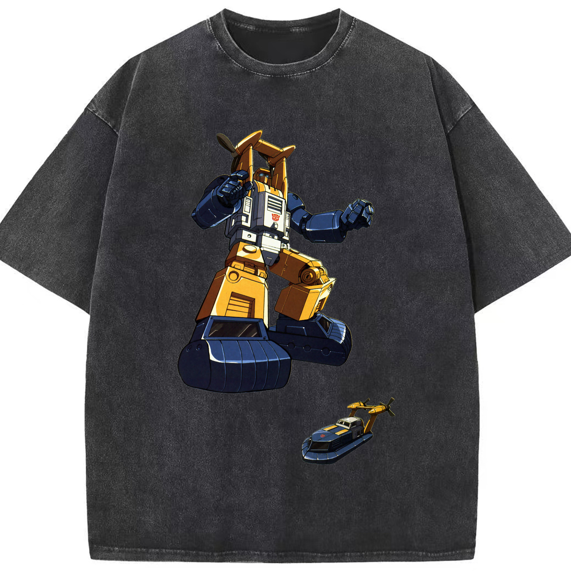 （画像用）  綿100% ヴィンテージ風 半袖Tシャツ（フロントプリント）
