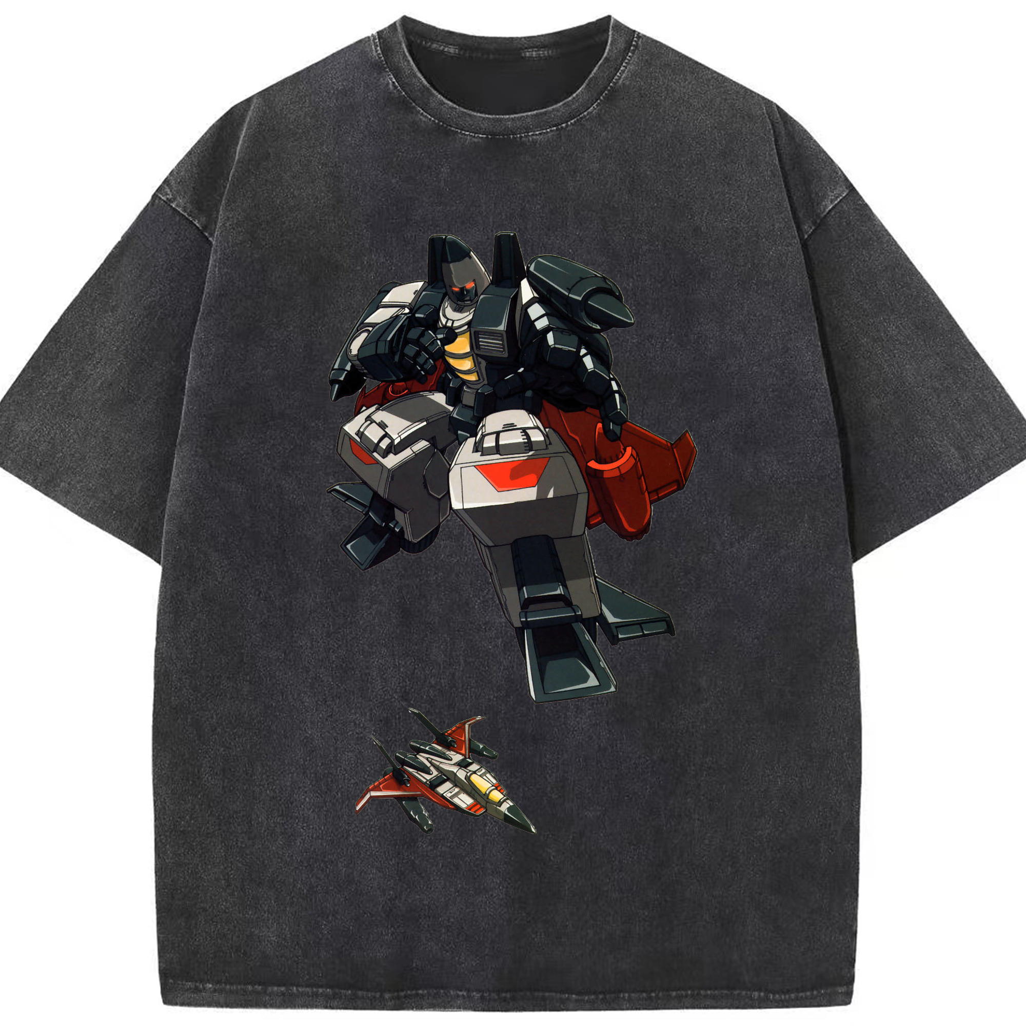 （画像用）  綿100% ヴィンテージ風 半袖Tシャツ（フロントプリント）