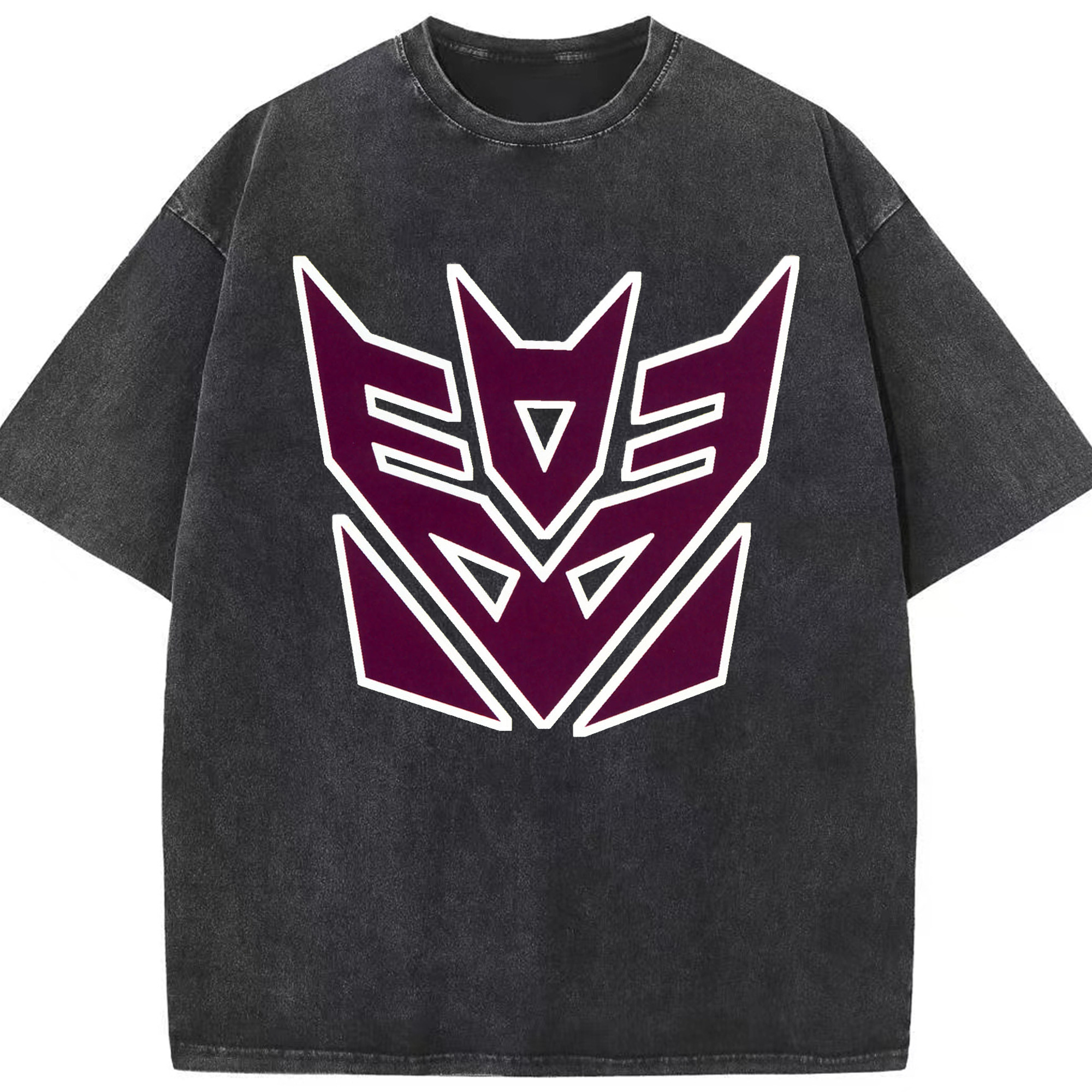 （画像用）  綿100% ヴィンテージ風 半袖Tシャツ（フロントプリント）