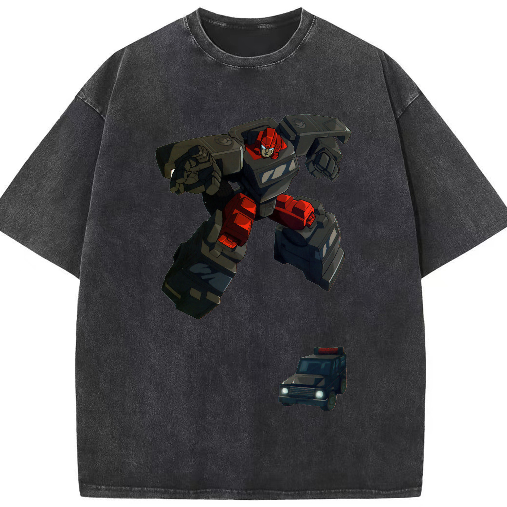 （画像用）  綿100% ヴィンテージ風 半袖Tシャツ（フロントプリント）