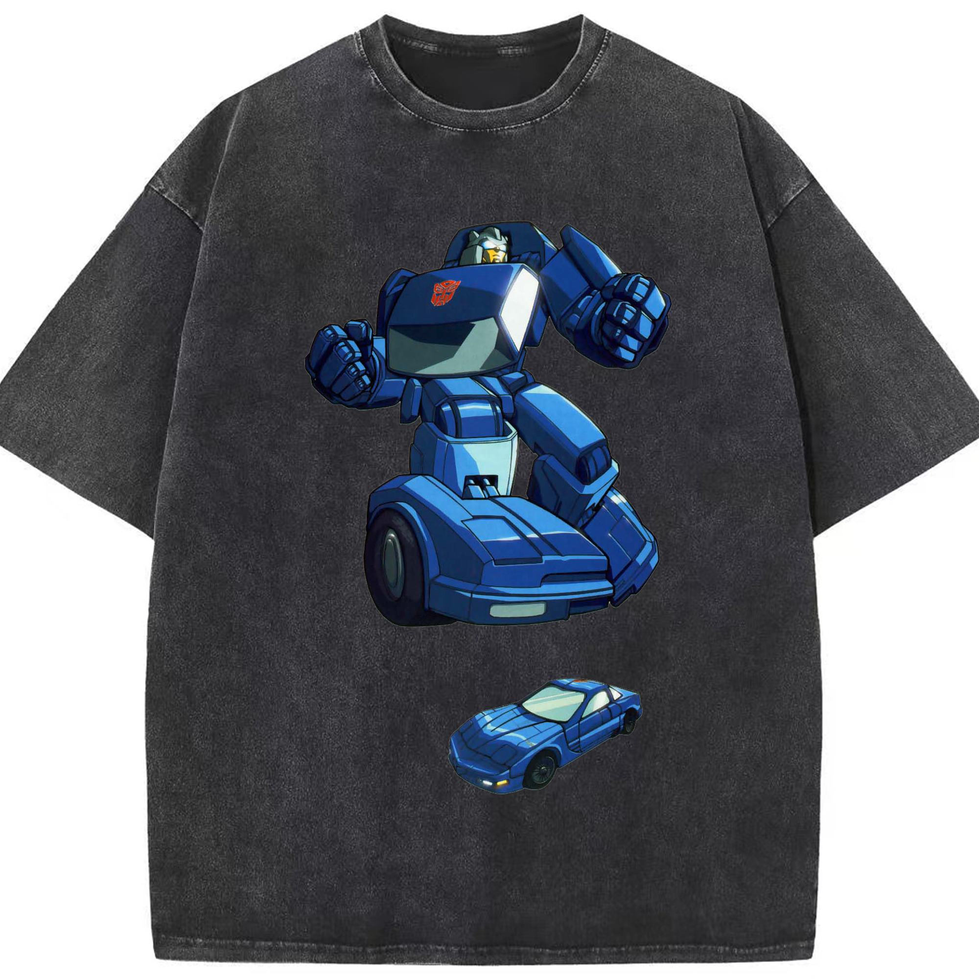 （画像用）  綿100% ヴィンテージ風 半袖Tシャツ（フロントプリント）