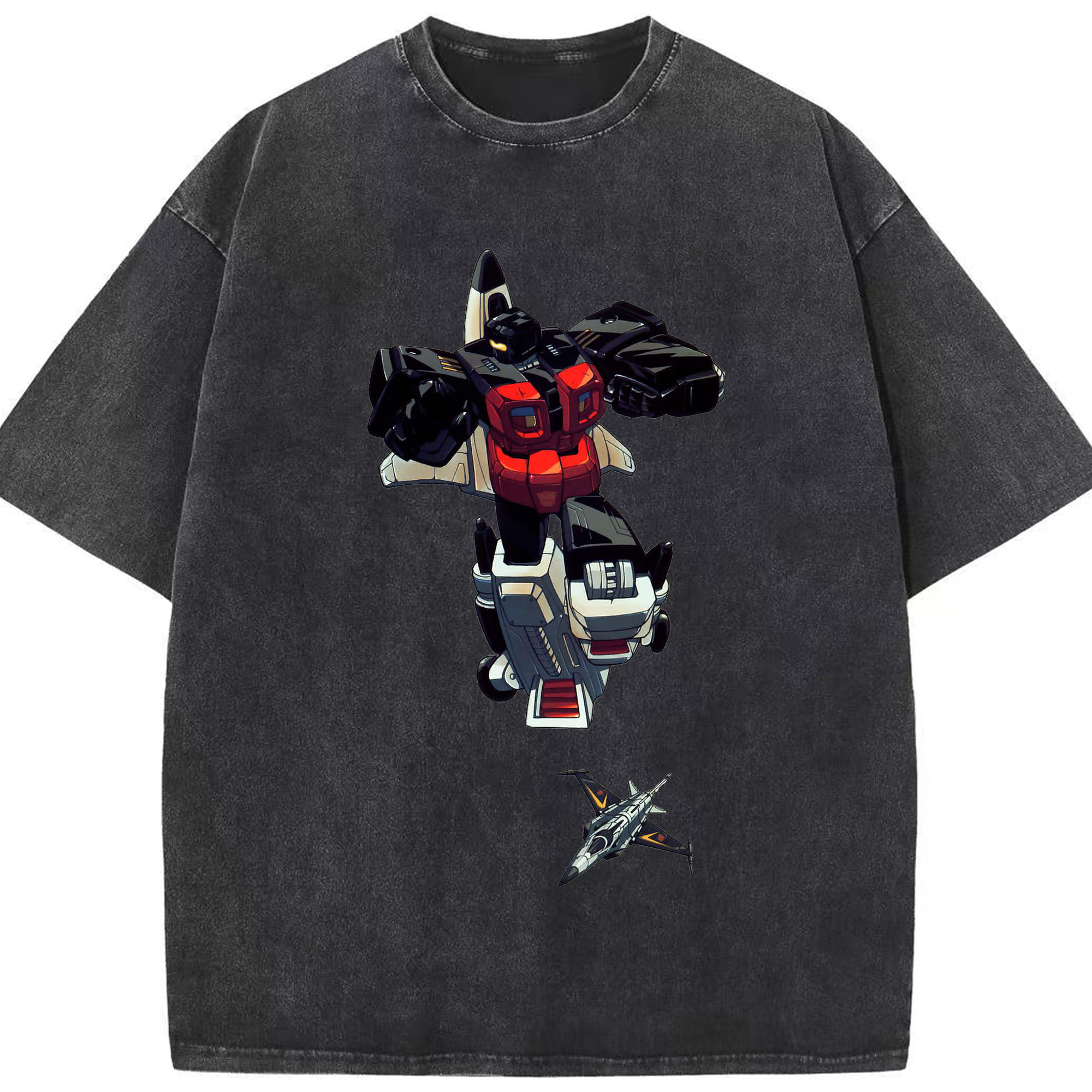 （画像用）  綿100% ヴィンテージ風 半袖Tシャツ（フロントプリント）