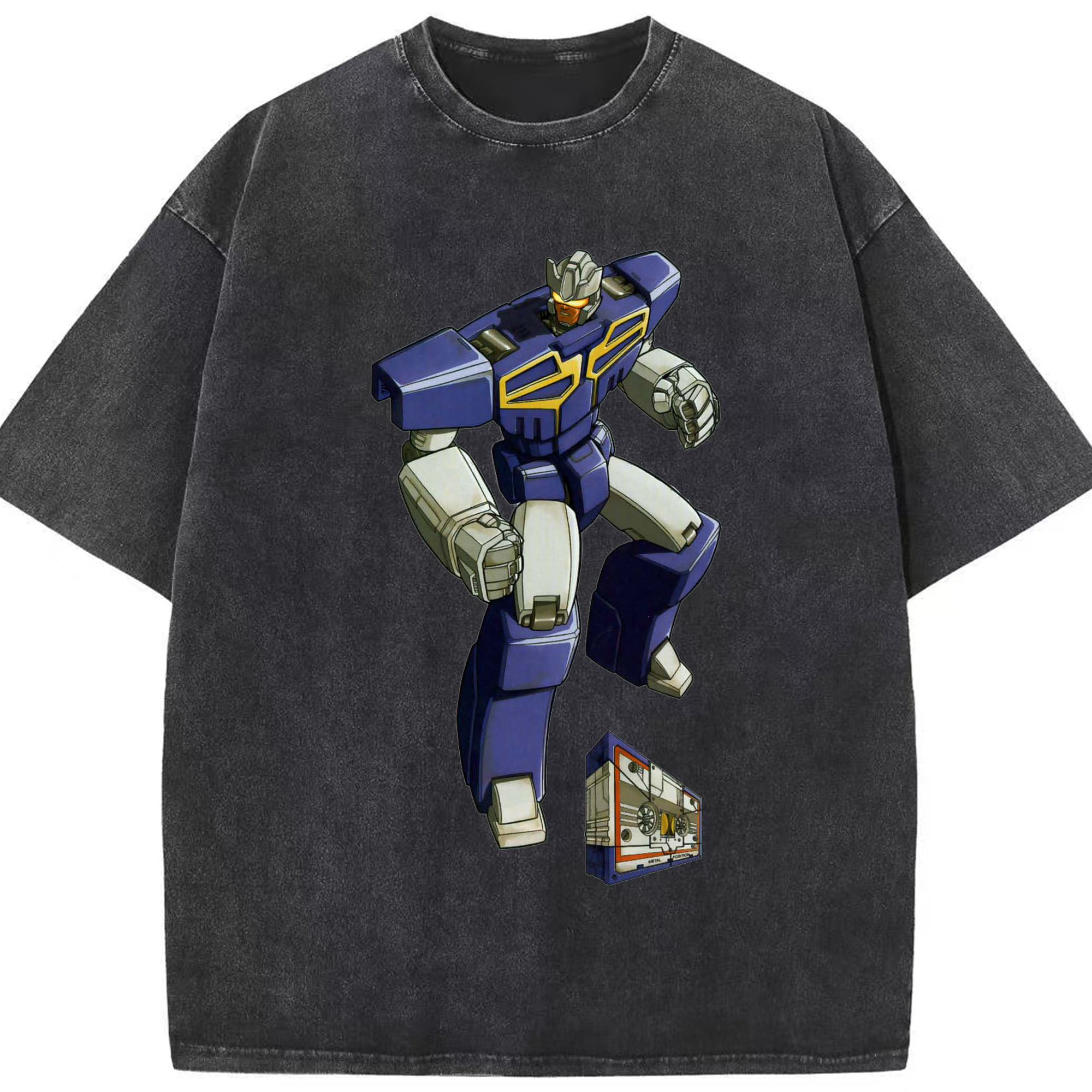 （画像用）  綿100% ヴィンテージ風 半袖Tシャツ（フロントプリント）