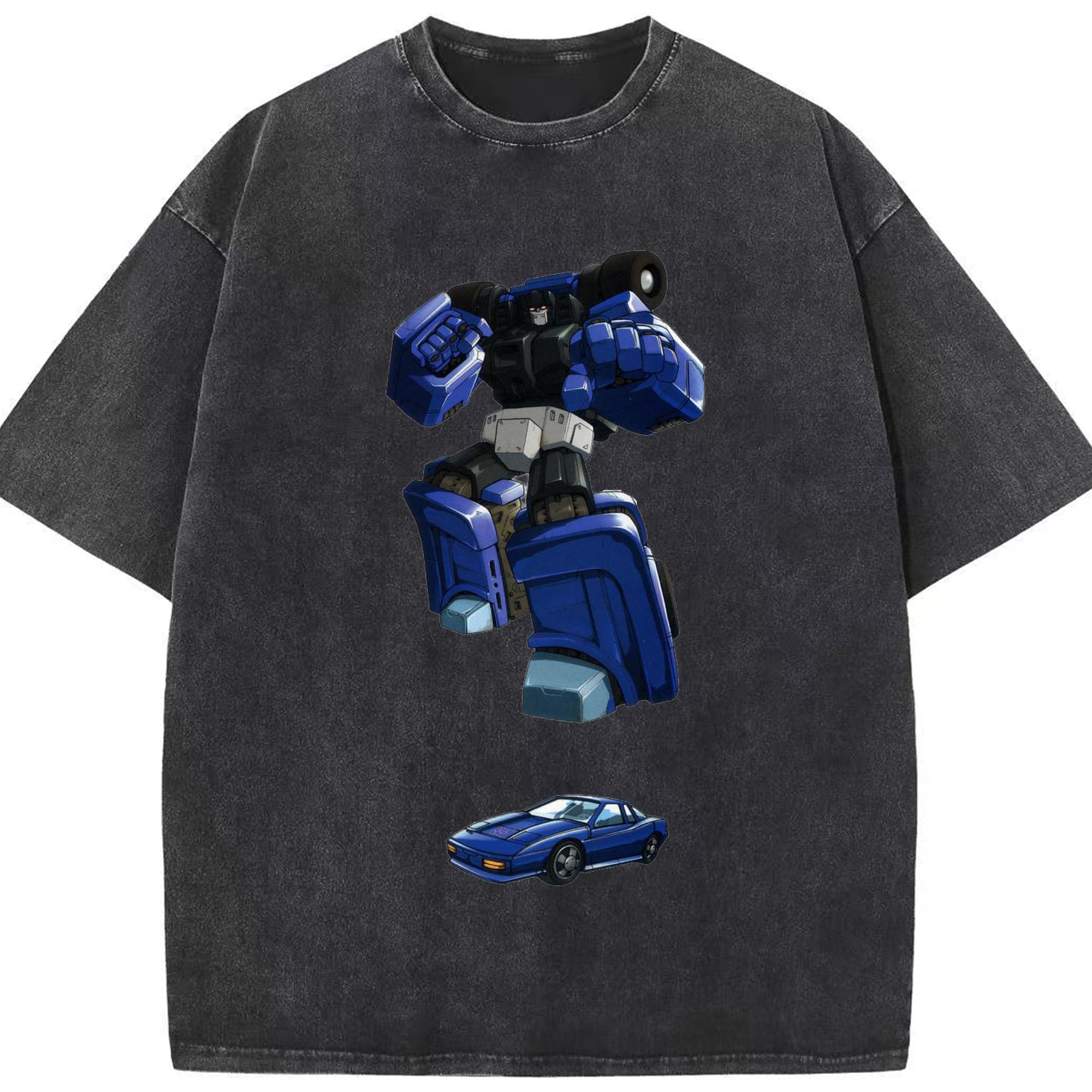 （画像用）  綿100% ヴィンテージ風 半袖Tシャツ（フロントプリント）