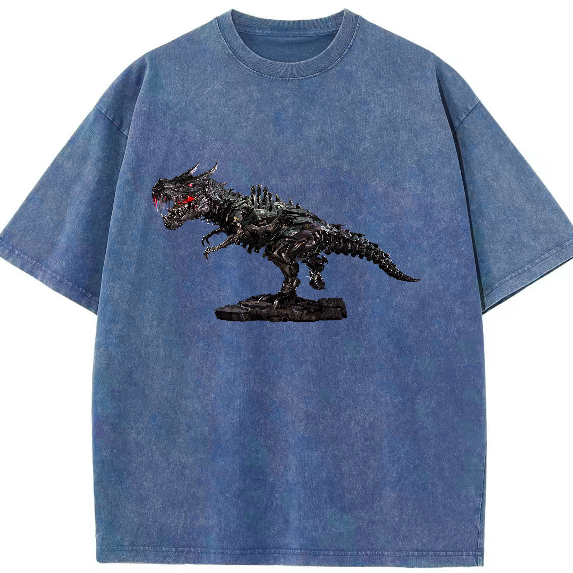 （画像用）  綿100% ヴィンテージ風 半袖Tシャツ（フロントプリント）