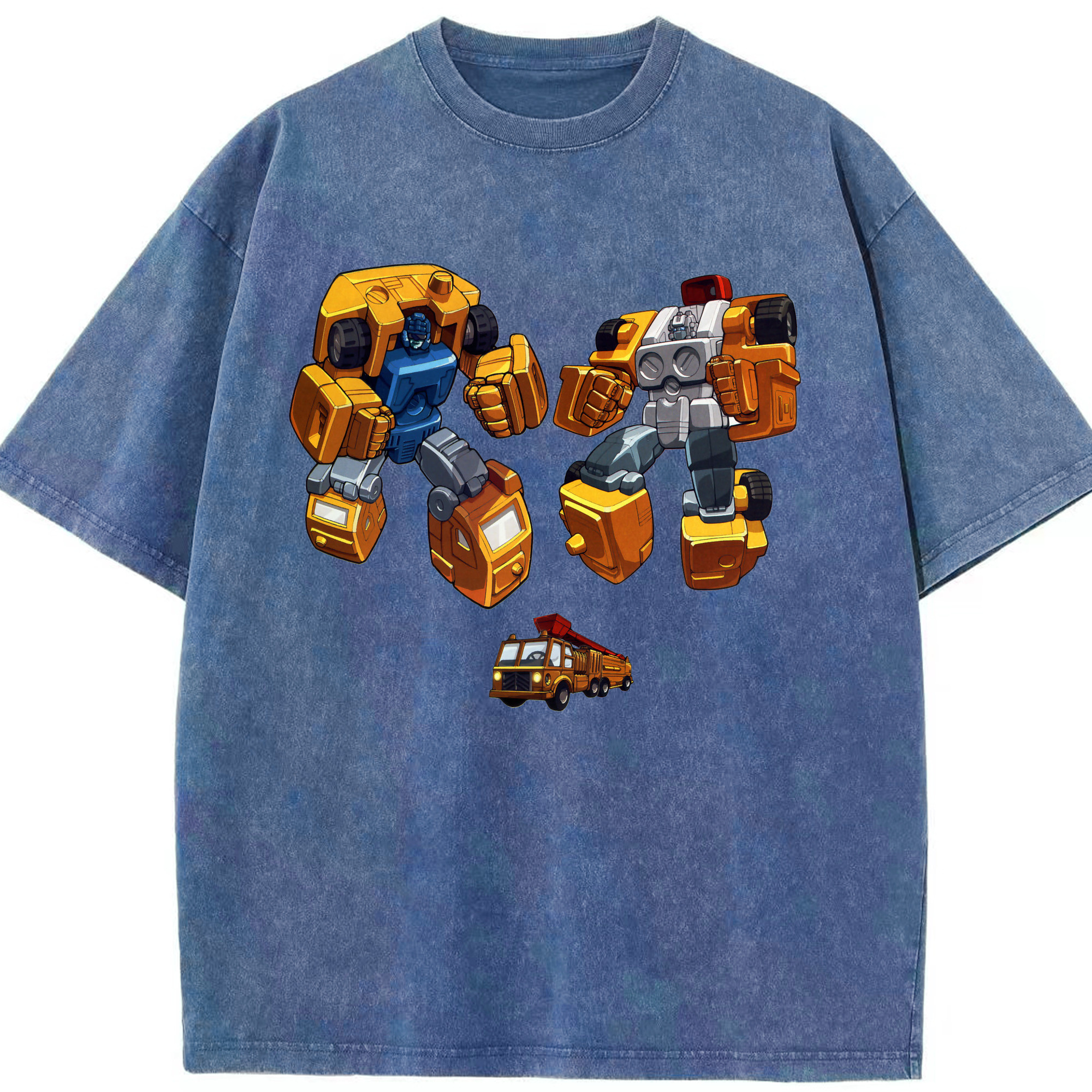 （画像用）  綿100% ヴィンテージ風 半袖Tシャツ（フロントプリント）