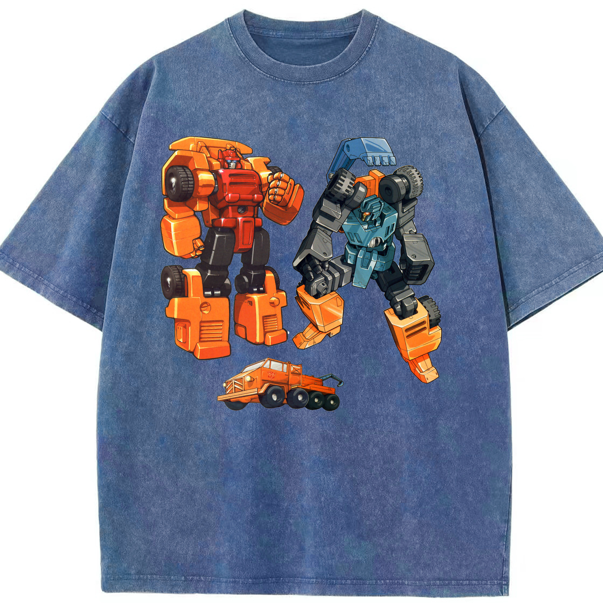 （画像用）  綿100% ヴィンテージ風 半袖Tシャツ（フロントプリント）