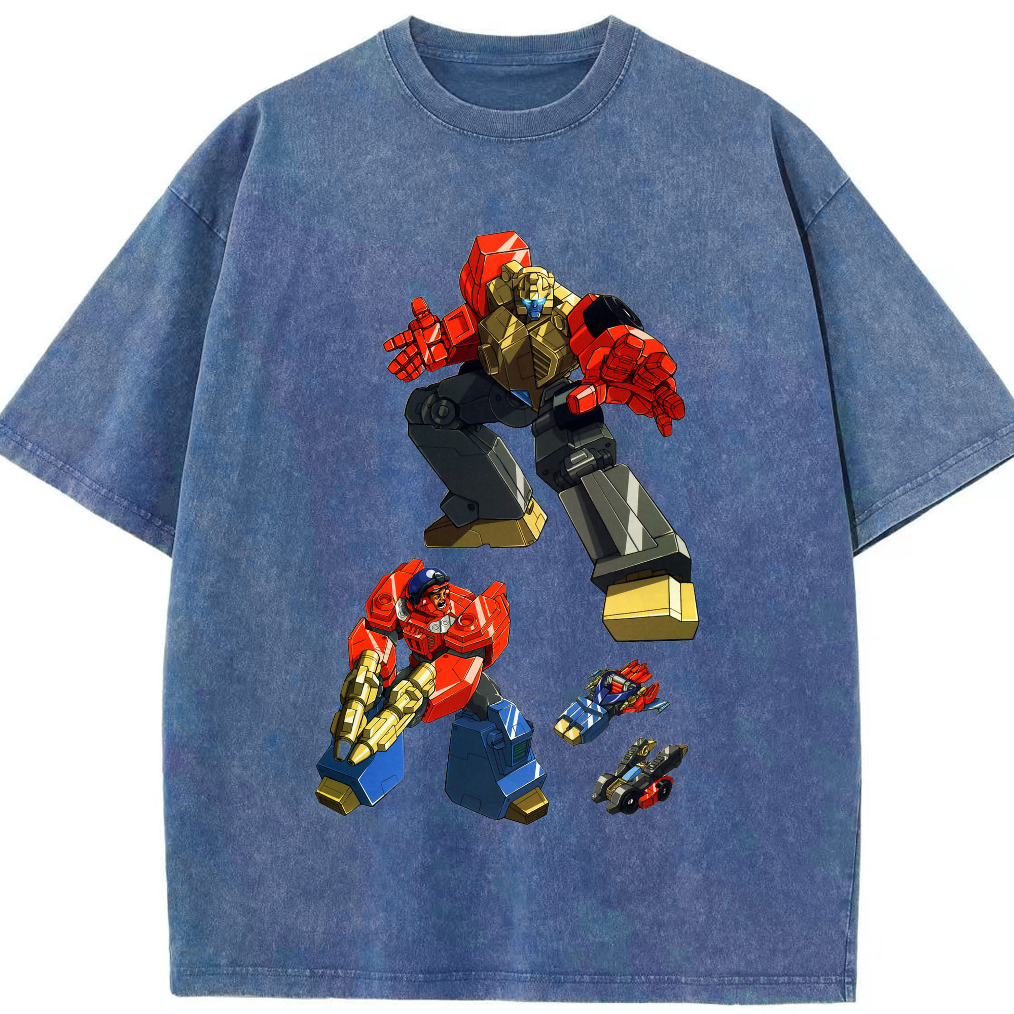 （画像用）  綿100% ヴィンテージ風 半袖Tシャツ（フロントプリント）