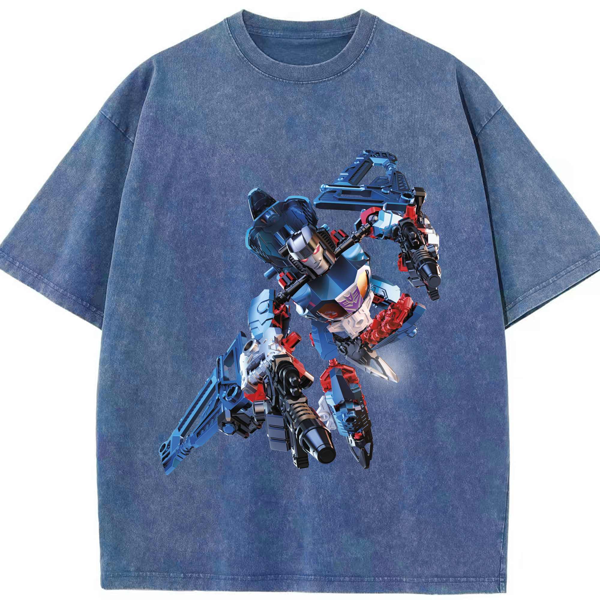 （画像用）  綿100% ヴィンテージ風 半袖Tシャツ（フロントプリント）