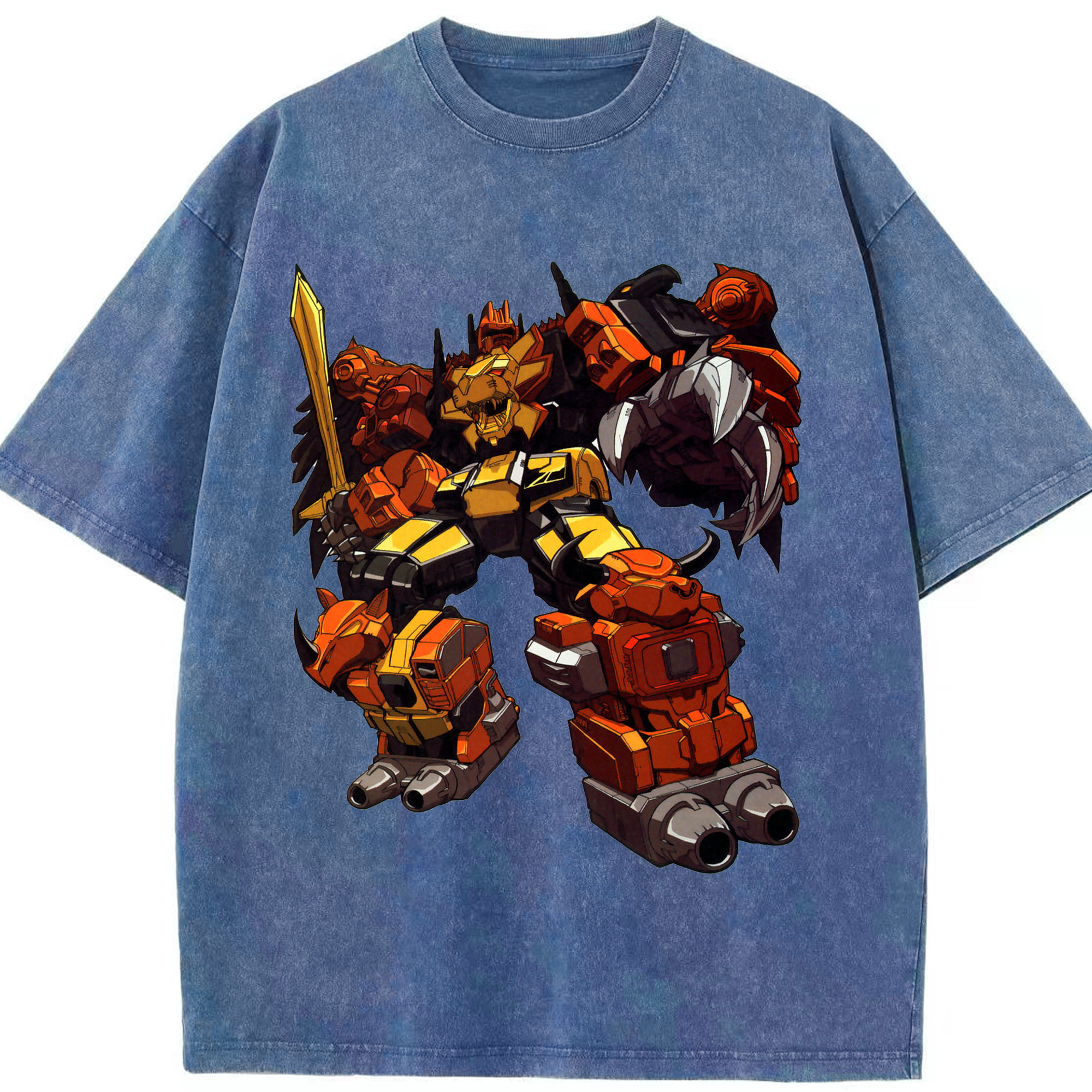 （画像用）  綿100% ヴィンテージ風 半袖Tシャツ（フロントプリント）