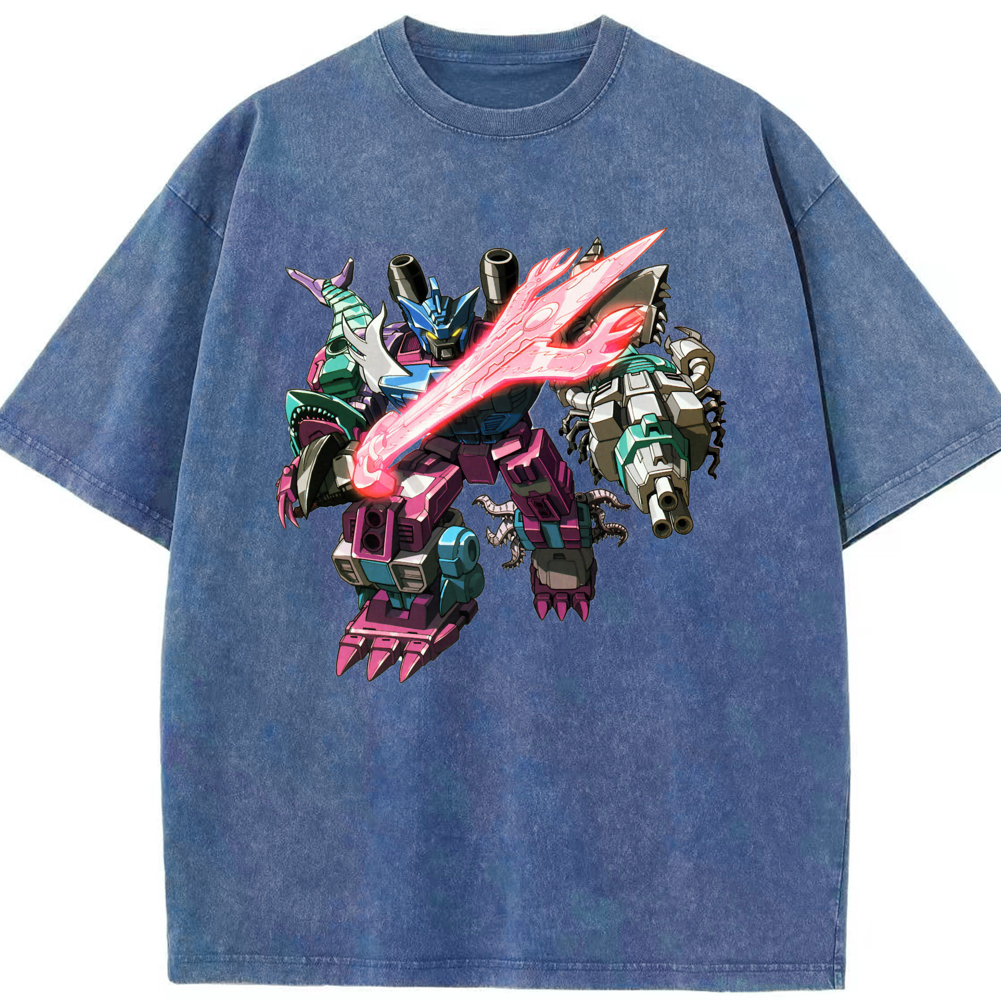 （画像用）  綿100% ヴィンテージ風 半袖Tシャツ（フロントプリント）