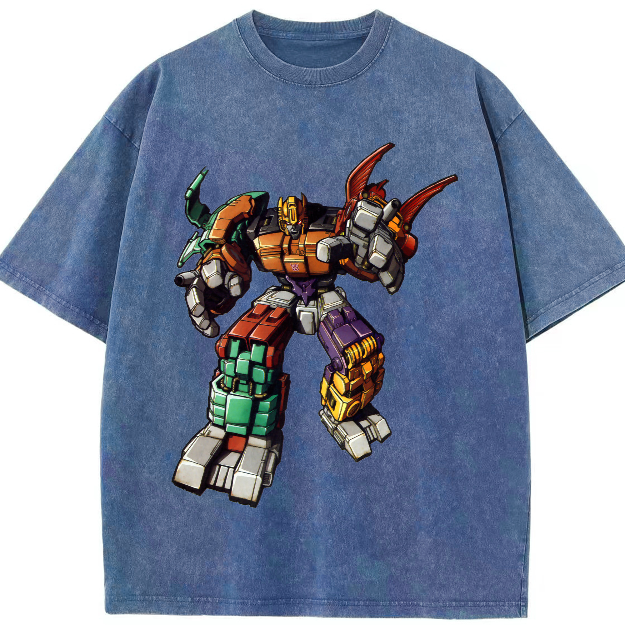 （画像用）  綿100% ヴィンテージ風 半袖Tシャツ（フロントプリント）