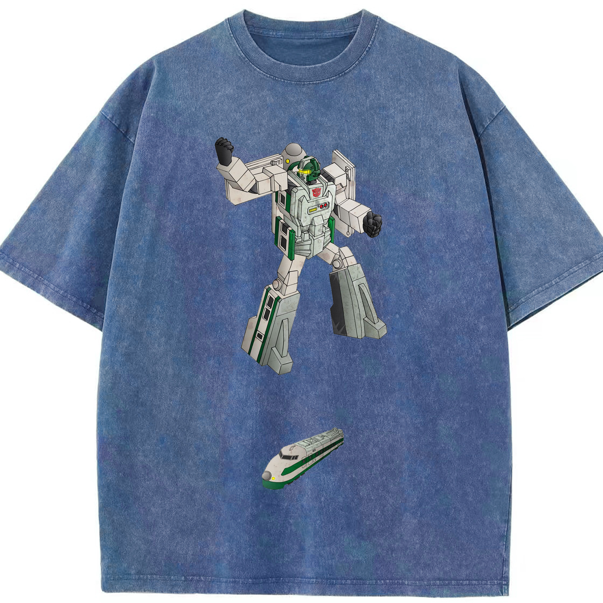 （画像用）  綿100% ヴィンテージ風 半袖Tシャツ（フロントプリント）