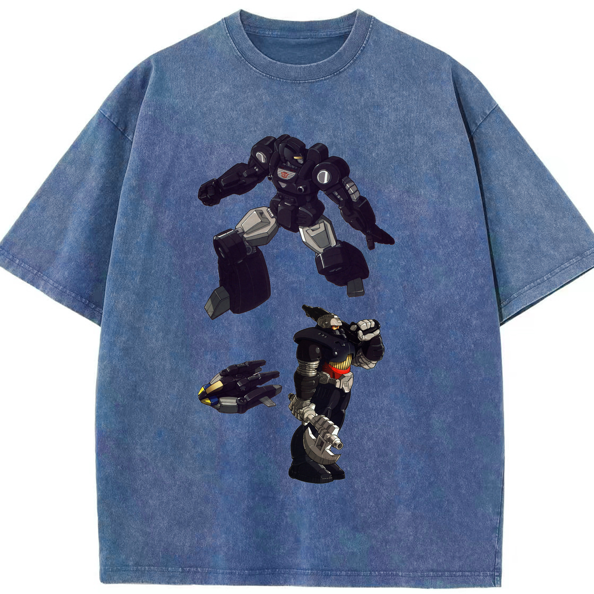 （画像用）  綿100% ヴィンテージ風 半袖Tシャツ（フロントプリント）
