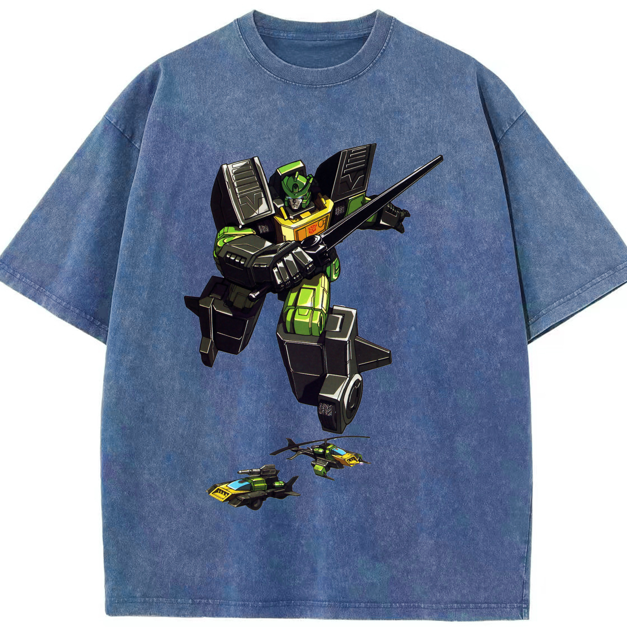 （画像用）  綿100% ヴィンテージ風 半袖Tシャツ（フロントプリント）