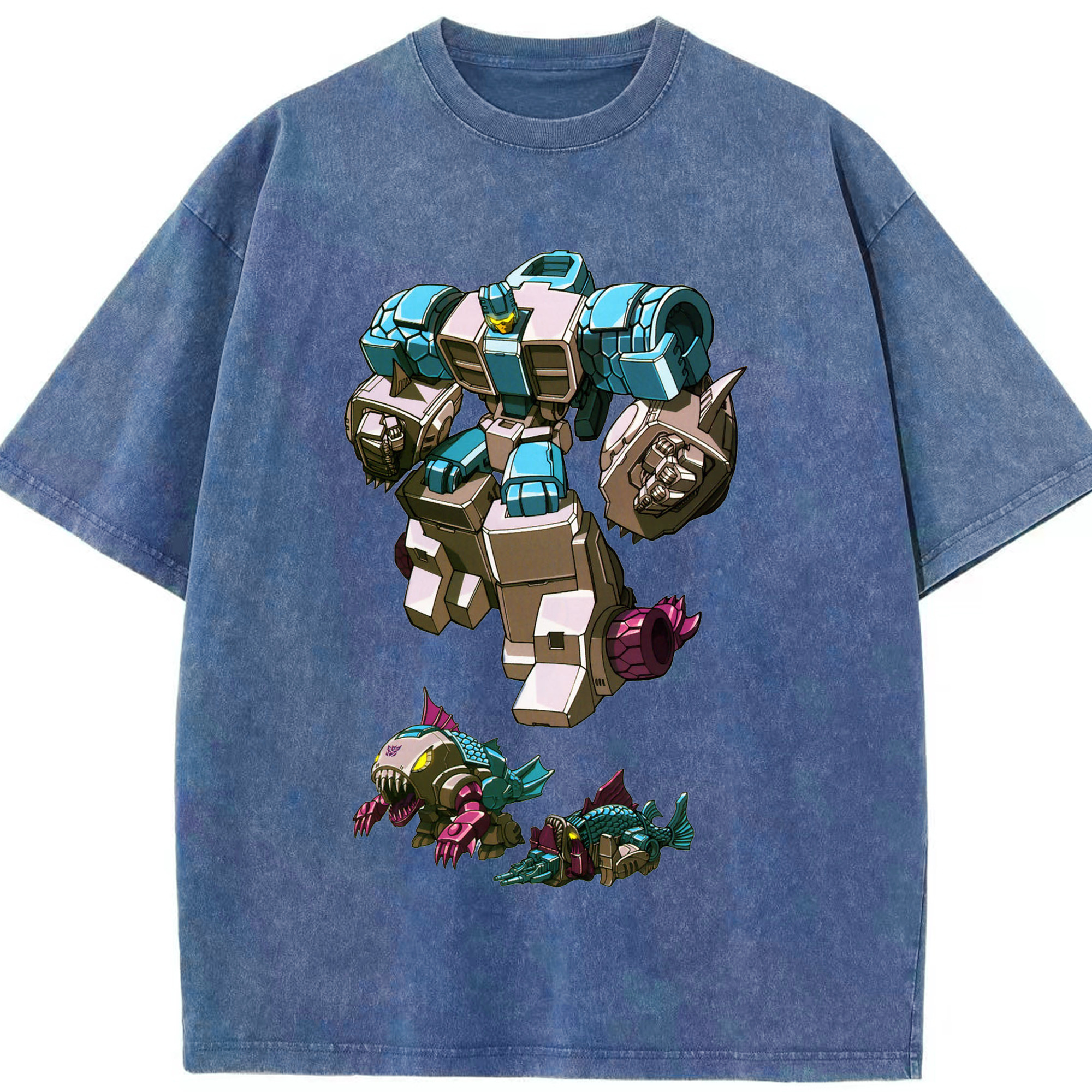 （画像用）  綿100% ヴィンテージ風 半袖Tシャツ（フロントプリント）