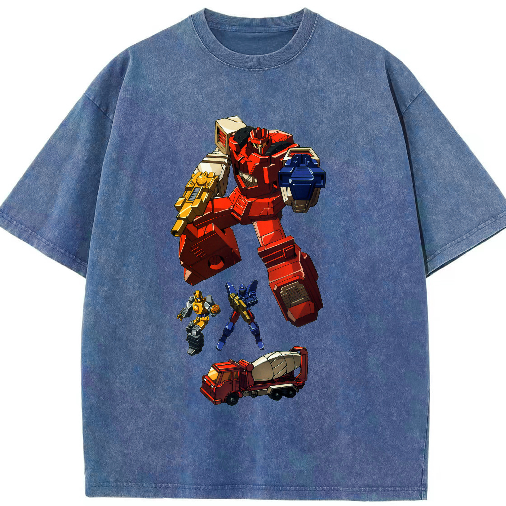 （画像用）  綿100% ヴィンテージ風 半袖Tシャツ（フロントプリント）