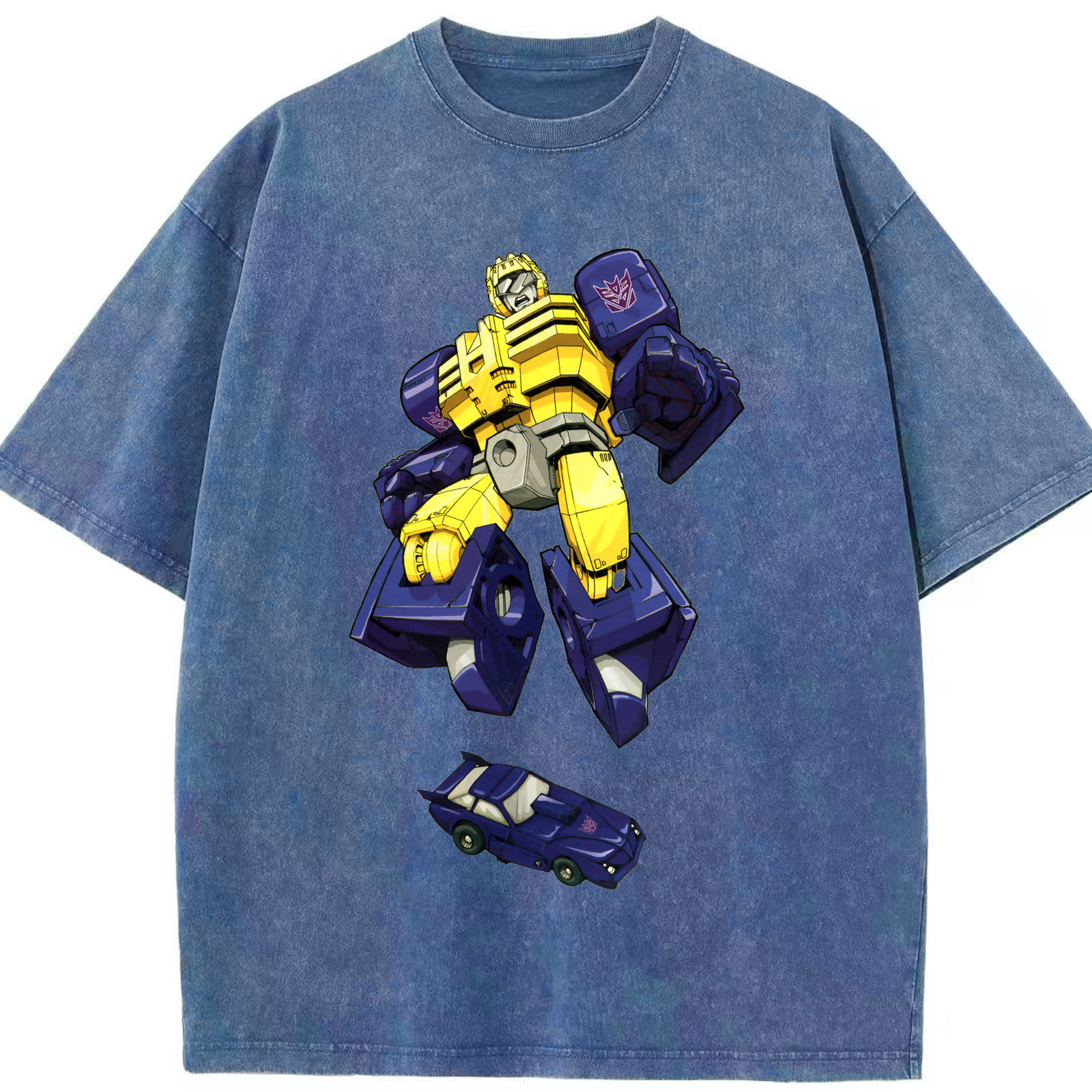 （画像用）  綿100% ヴィンテージ風 半袖Tシャツ（フロントプリント）