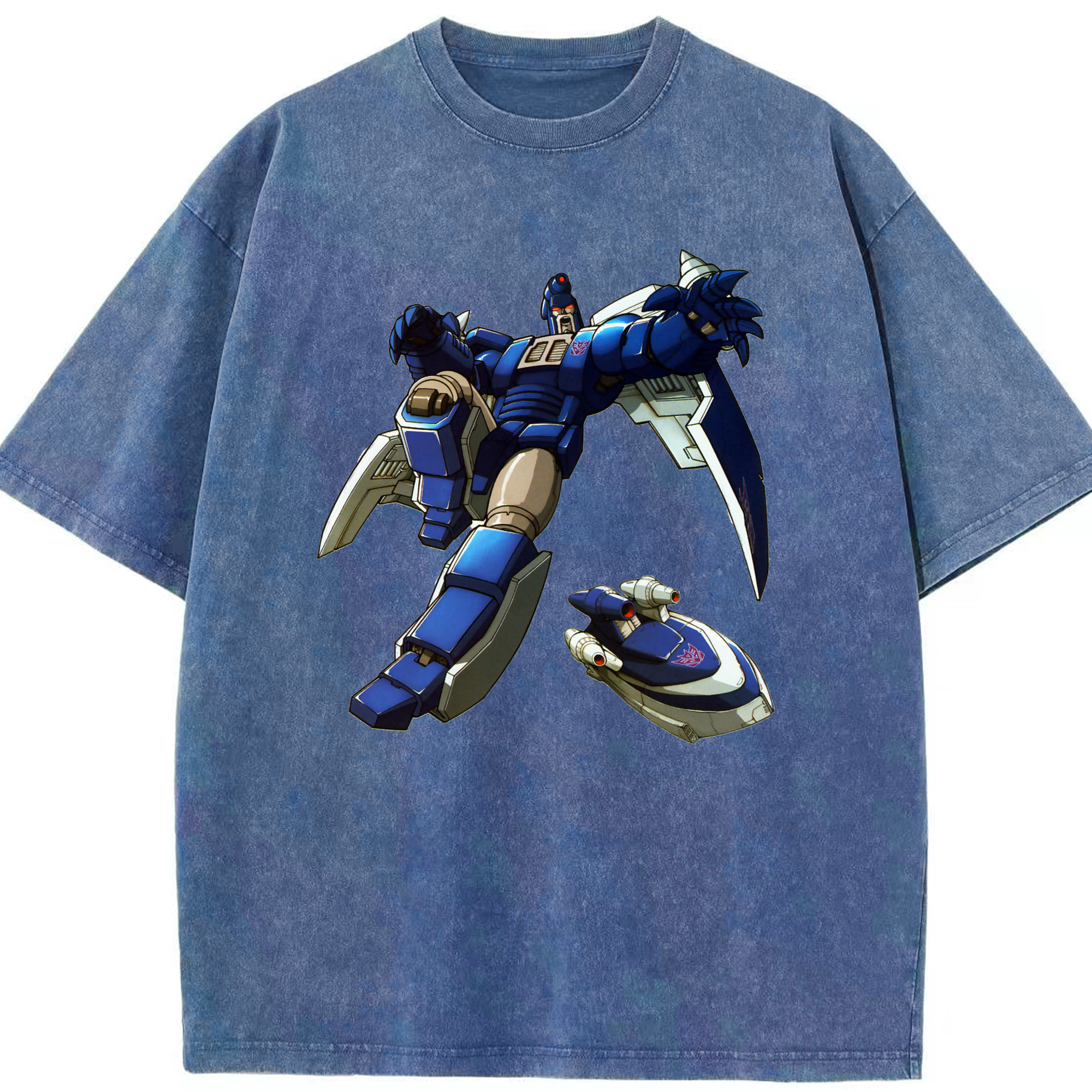 （画像用）  綿100% ヴィンテージ風 半袖Tシャツ（フロントプリント）