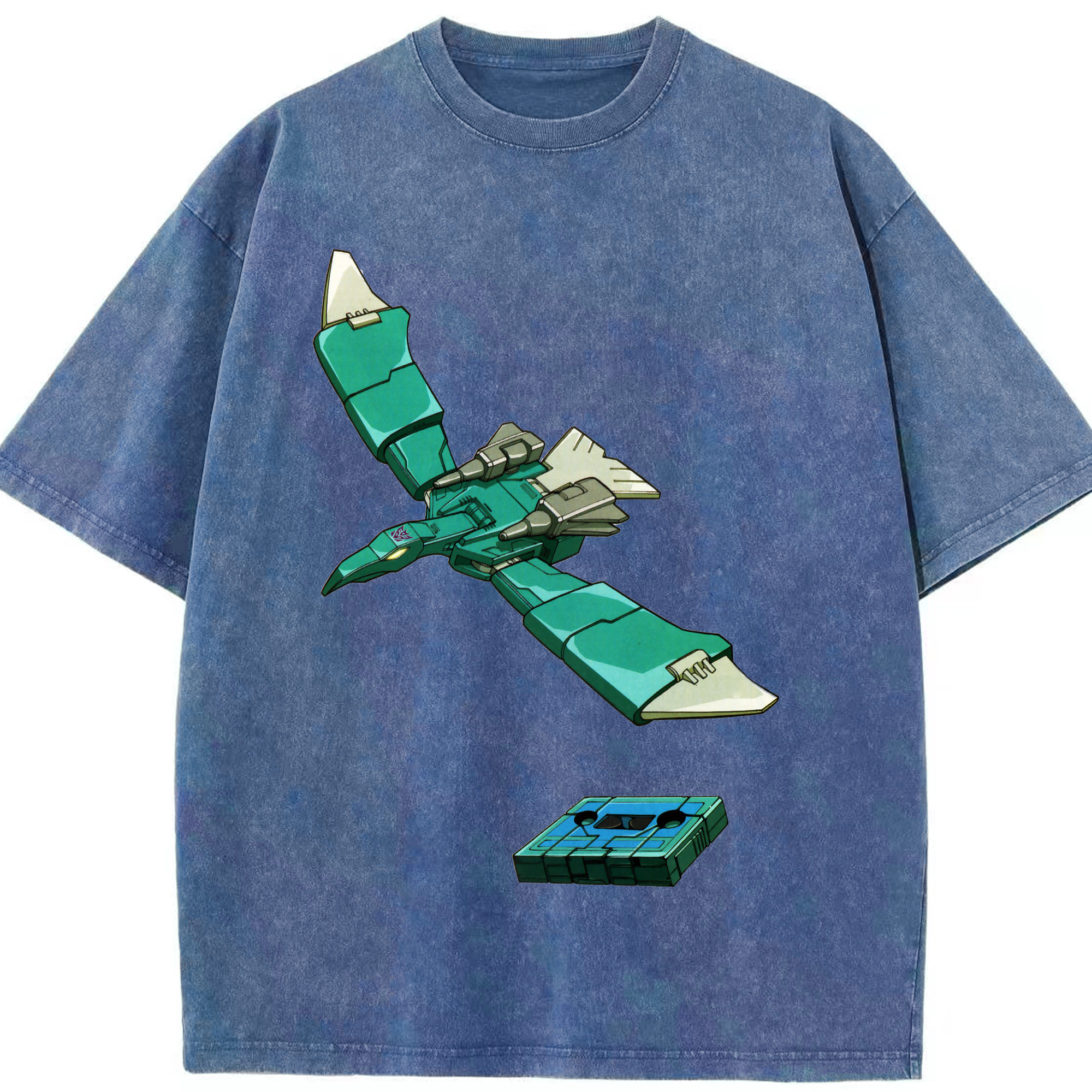 （画像用）  綿100% ヴィンテージ風 半袖Tシャツ（フロントプリント）