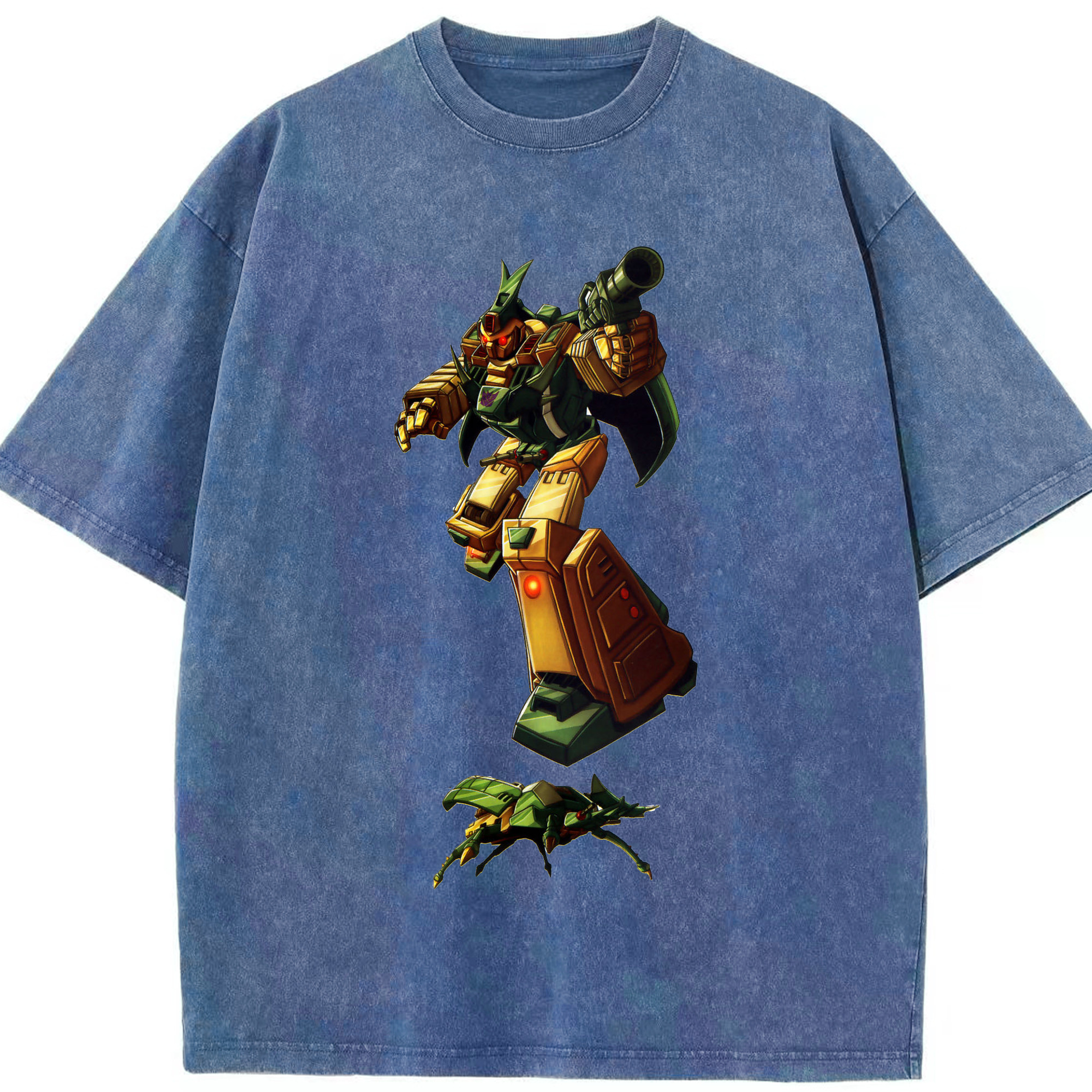 （画像用）  綿100% ヴィンテージ風 半袖Tシャツ（フロントプリント）