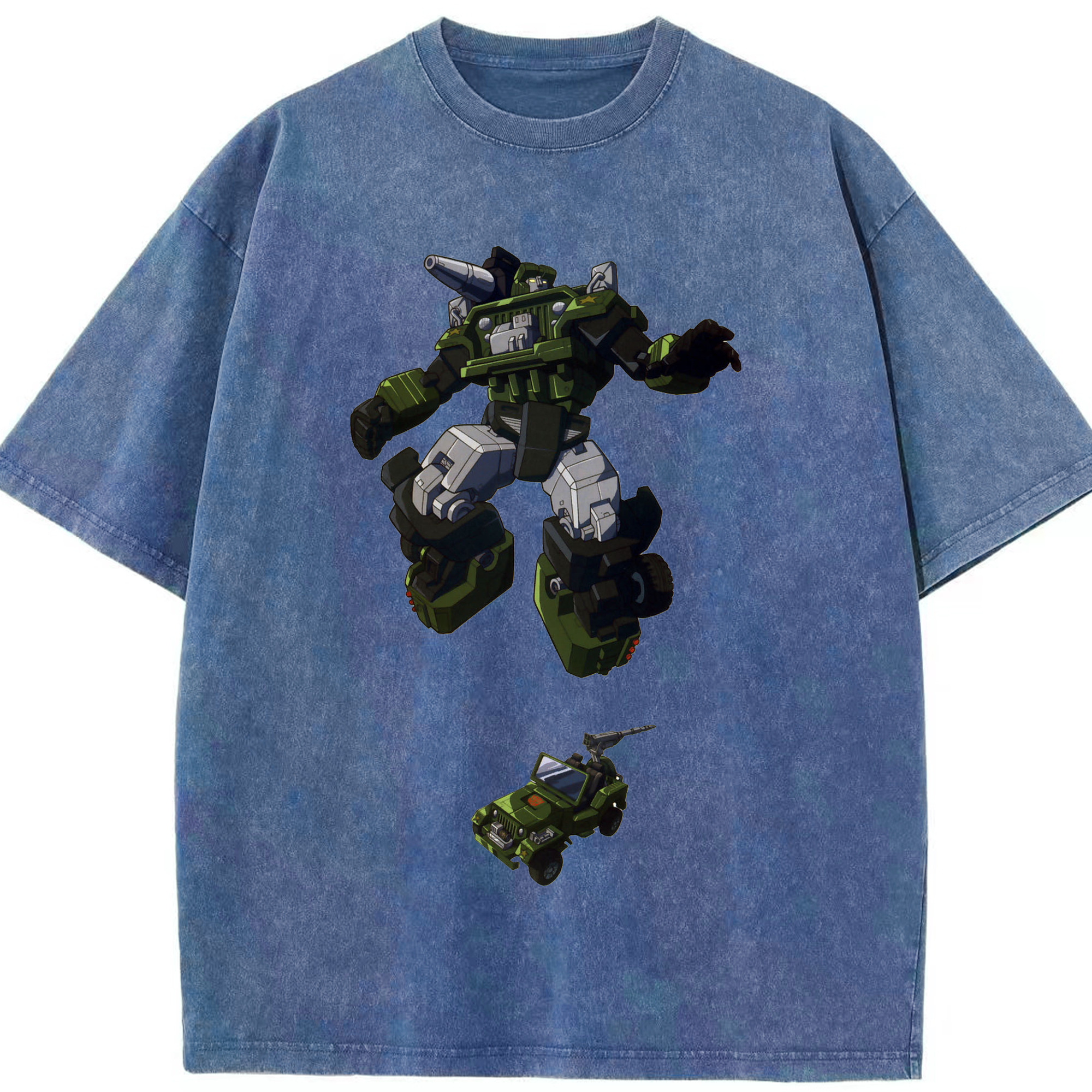 （画像用）  綿100% ヴィンテージ風 半袖Tシャツ（フロントプリント）