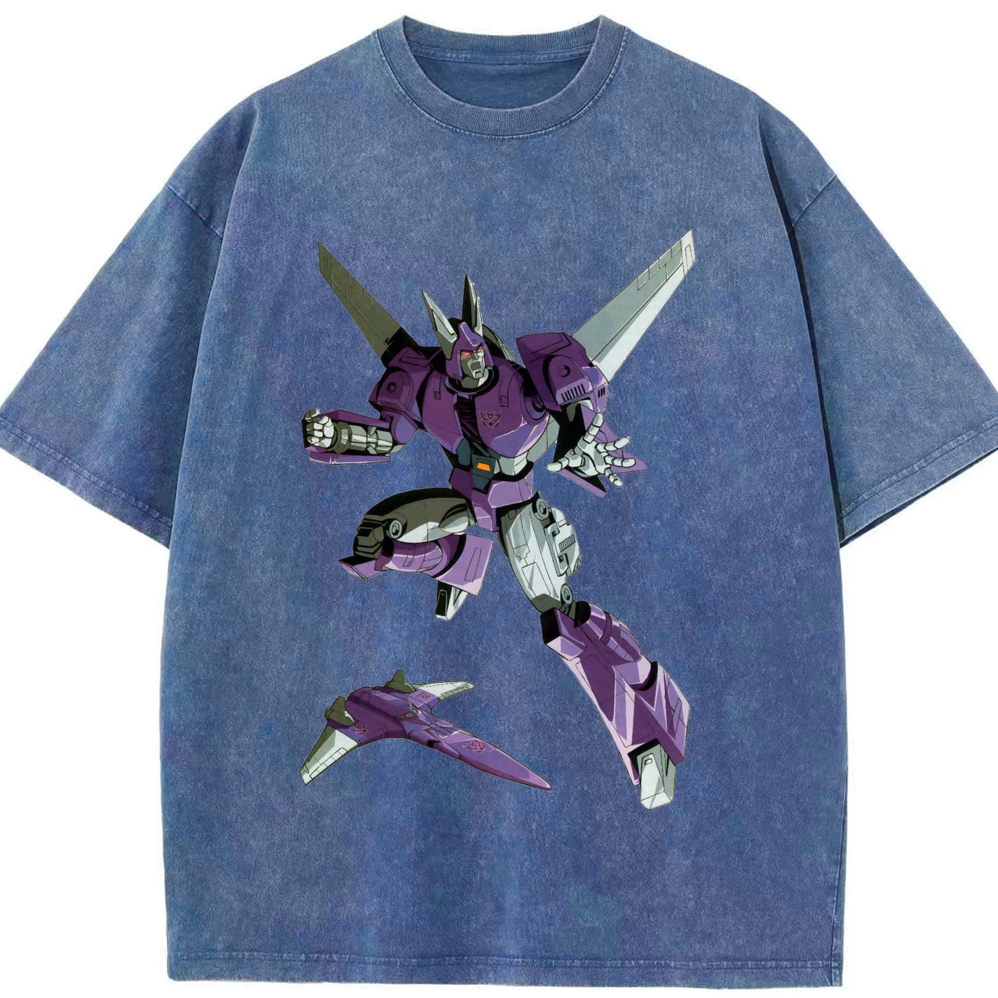（画像用）  綿100% ヴィンテージ風 半袖Tシャツ（フロントプリント）