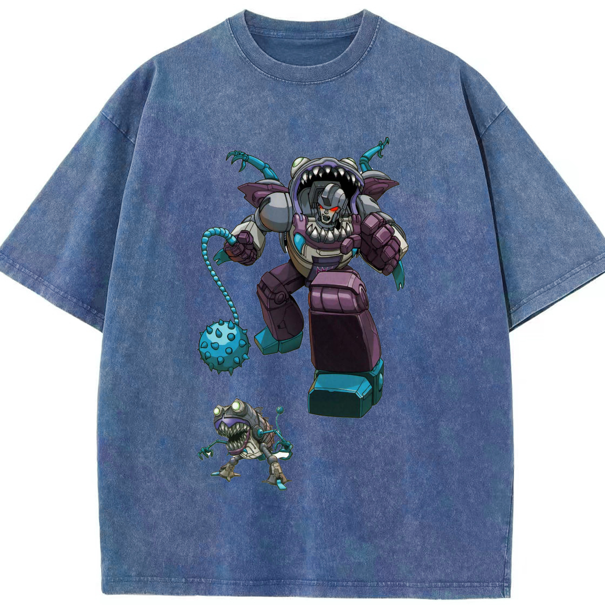（画像用）  綿100% ヴィンテージ風 半袖Tシャツ（フロントプリント）