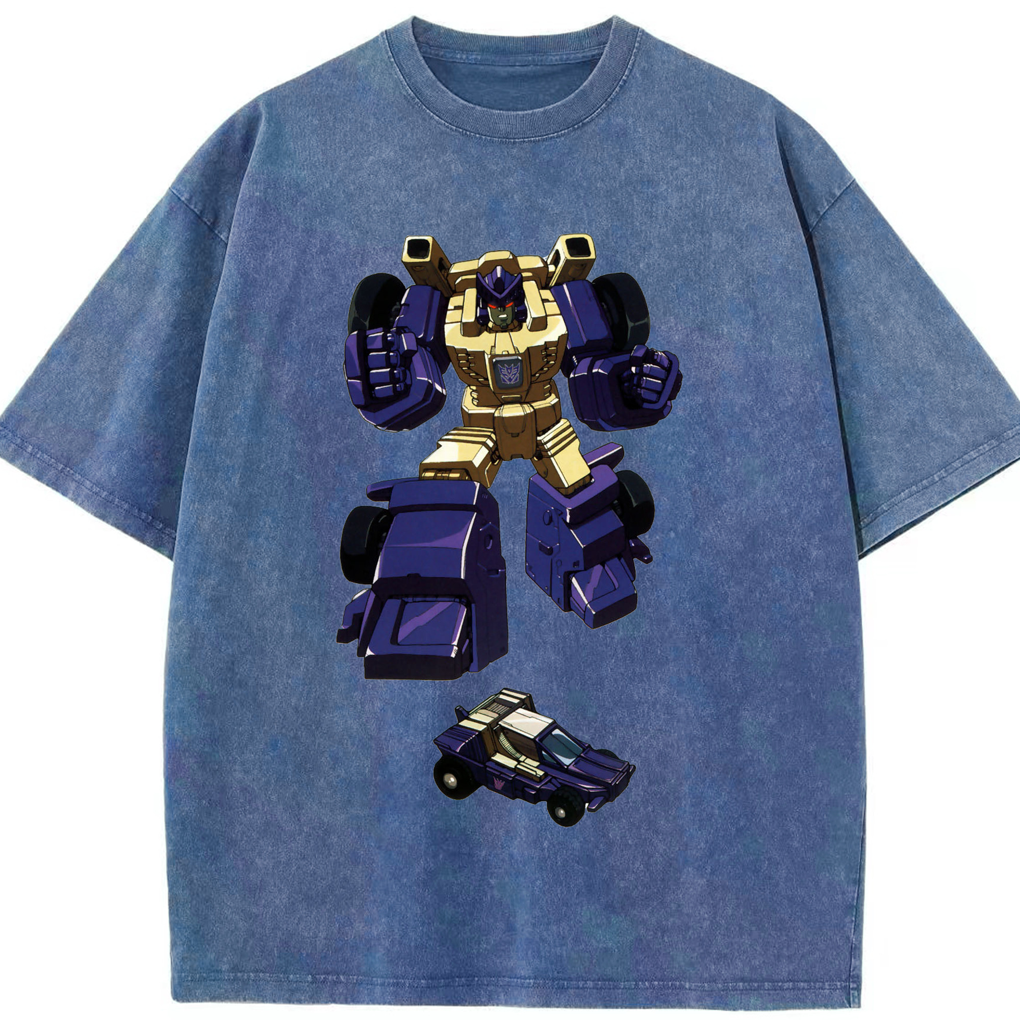 （画像用）  綿100% ヴィンテージ風 半袖Tシャツ（フロントプリント）