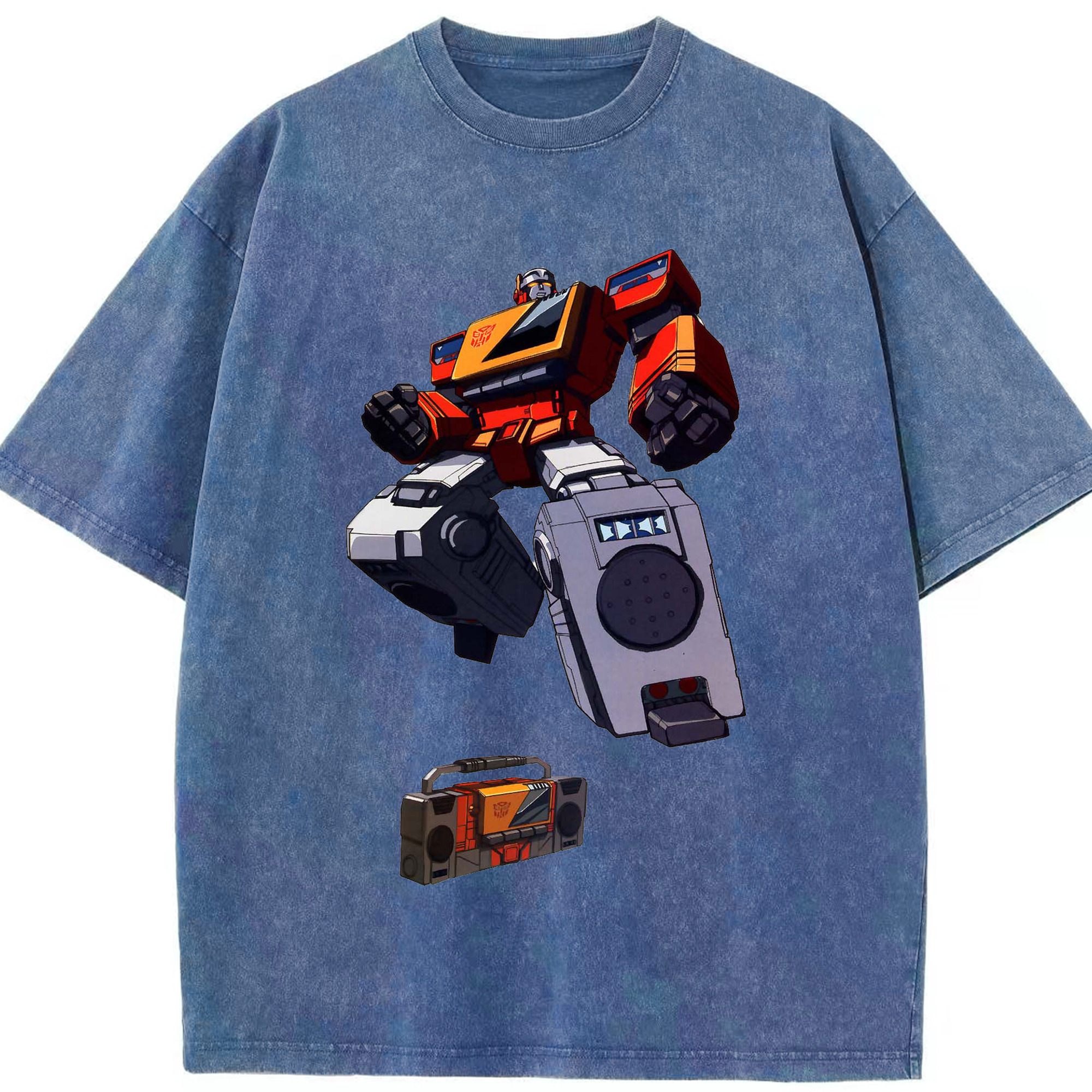 （画像用）  綿100% ヴィンテージ風 半袖Tシャツ（フロントプリント）