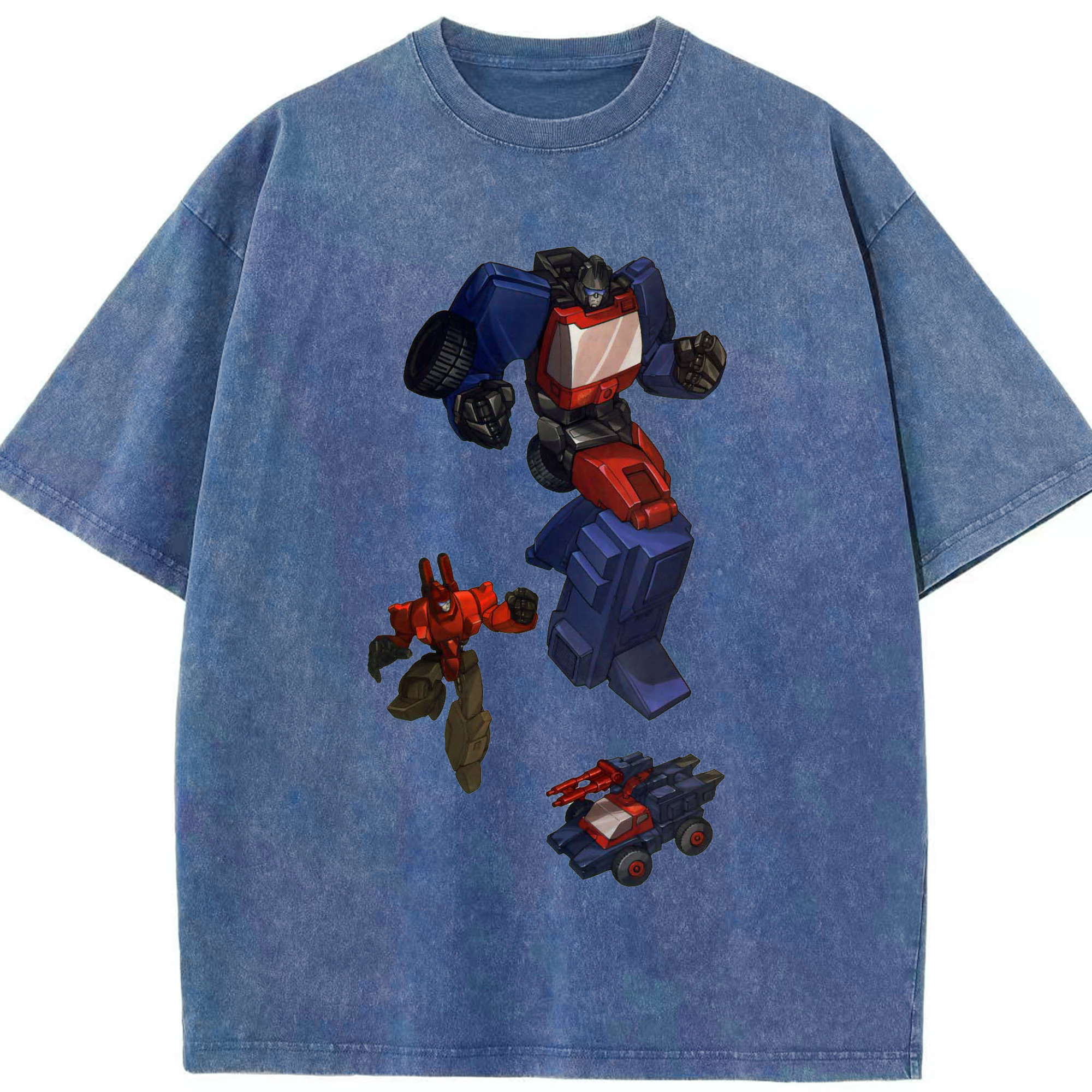 （画像用）  綿100% ヴィンテージ風 半袖Tシャツ（フロントプリント）
