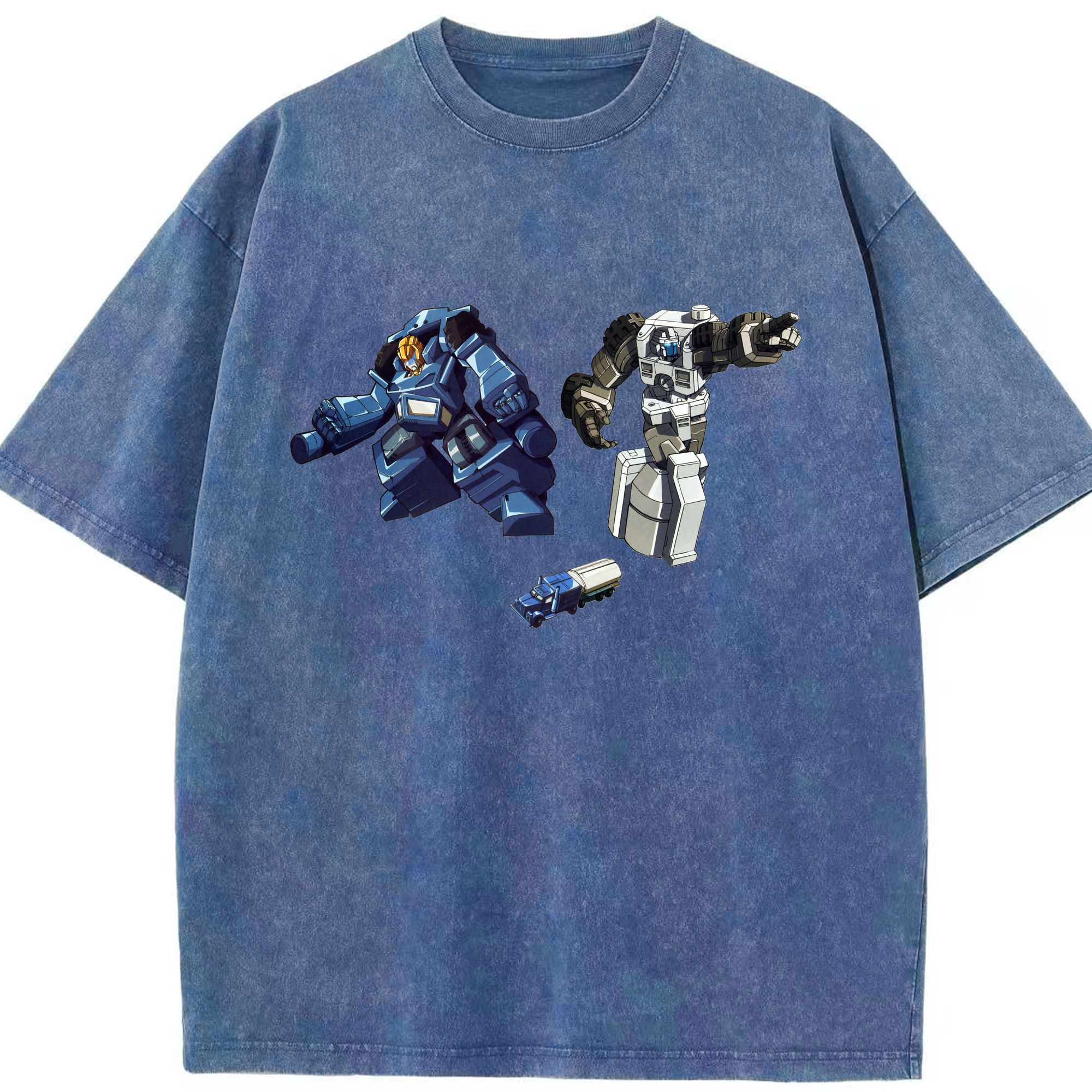 （画像用）  綿100% ヴィンテージ風 半袖Tシャツ（フロントプリント）