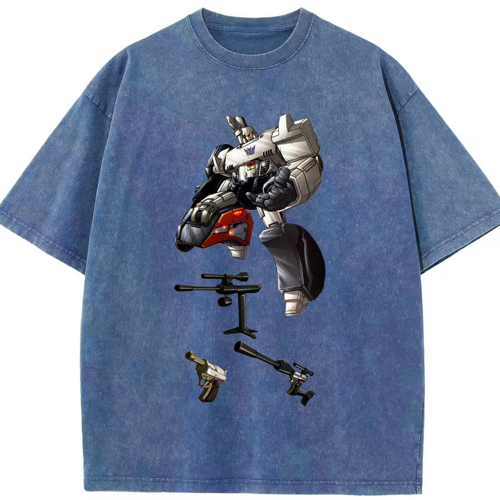 （画像用）  綿100% ヴィンテージ風 半袖Tシャツ（フロントプリント）