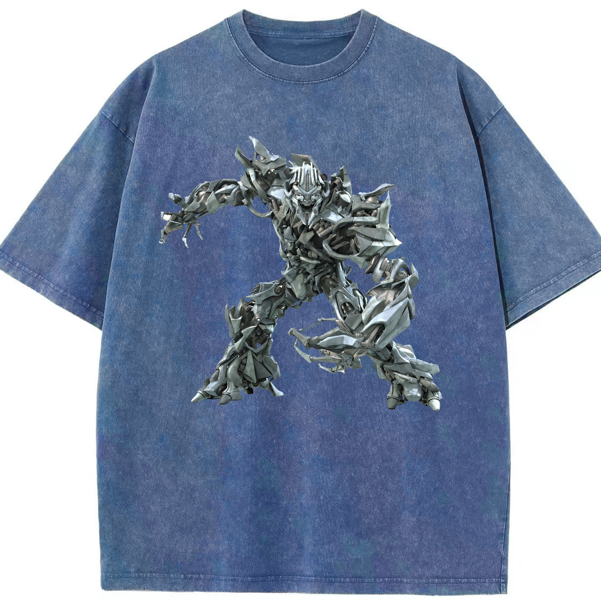 （画像用）  綿100% ヴィンテージ風 半袖Tシャツ（フロントプリント）