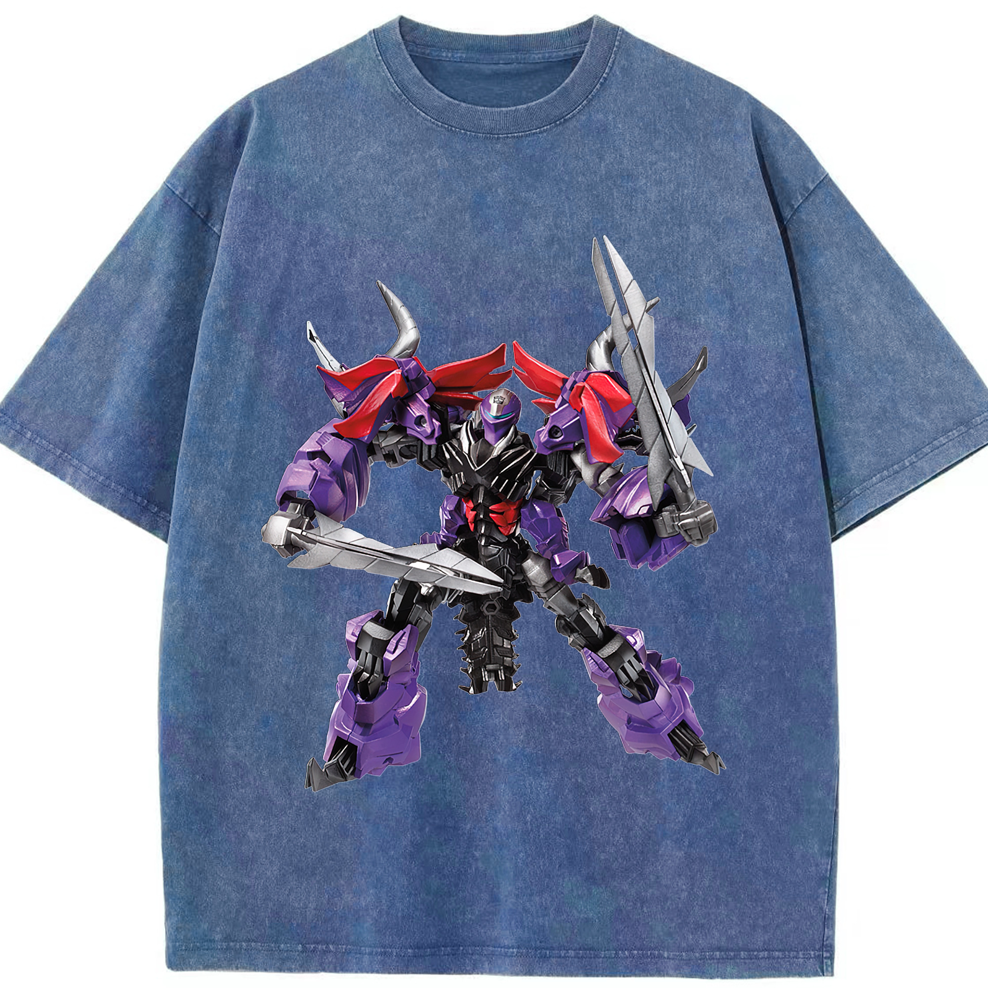 （画像用）  綿100% ヴィンテージ風 半袖Tシャツ（フロントプリント）