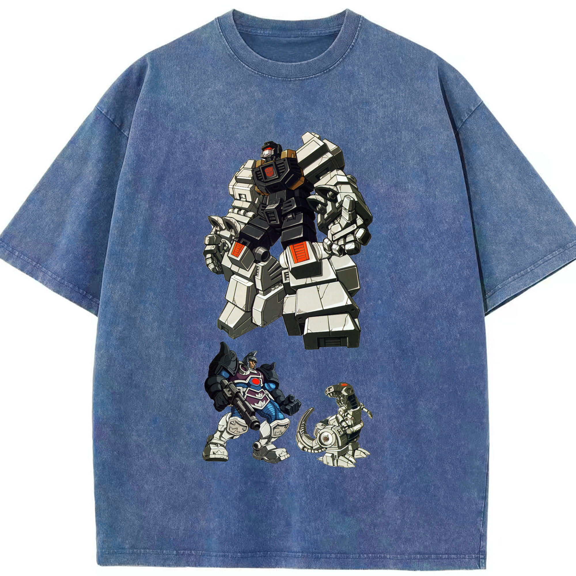 （画像用）  綿100% ヴィンテージ風 半袖Tシャツ（フロントプリント）